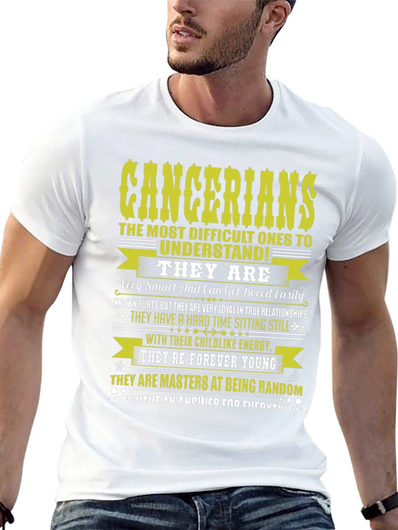 Cancerian Zodiac T-Shirt - Difficult to Understand!