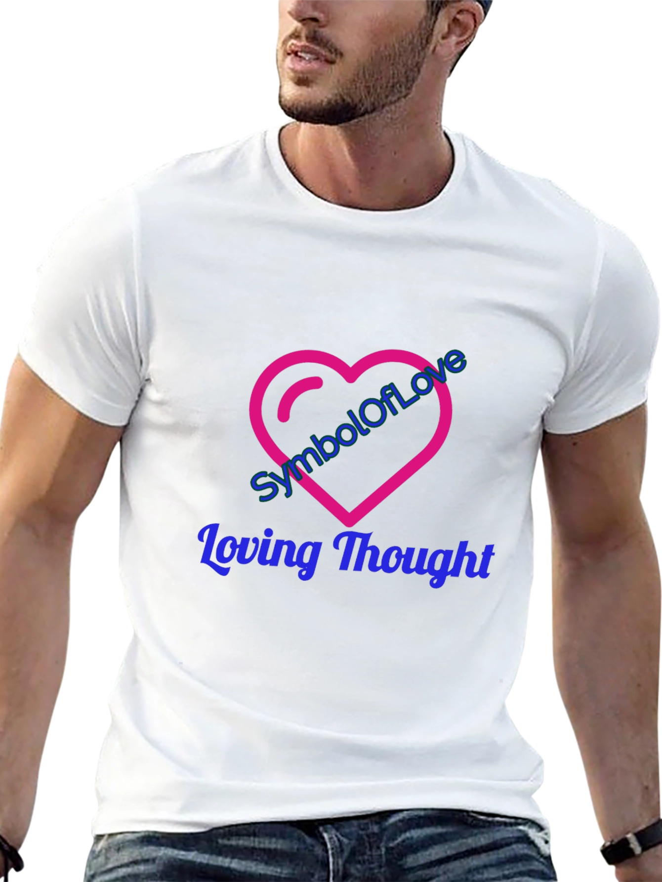 Symbol of Love T-Shirt - Loving Thought Design