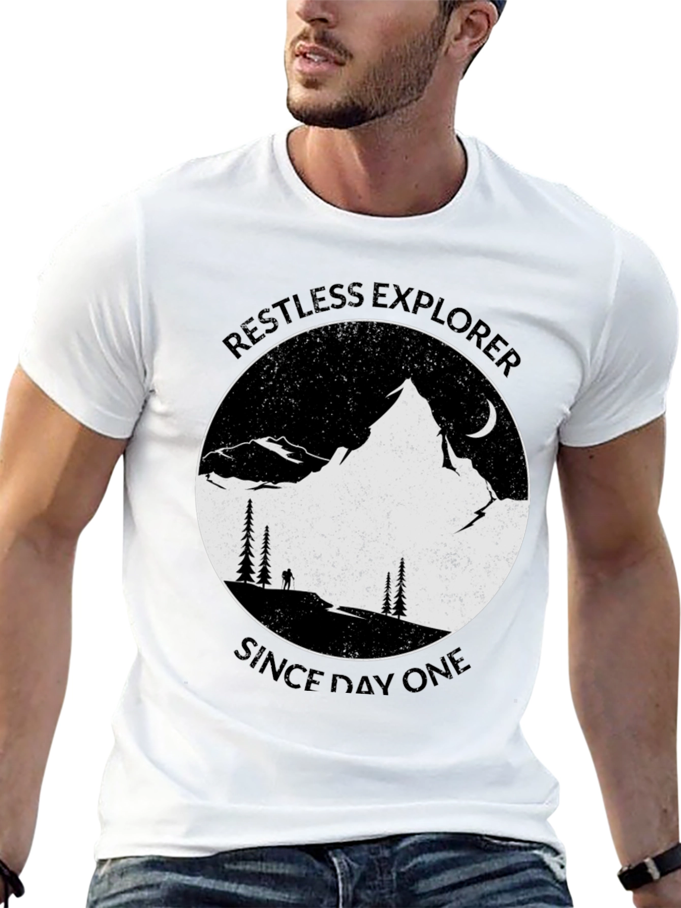Restless Explorer Graphic Tee - Adventure Awaits!