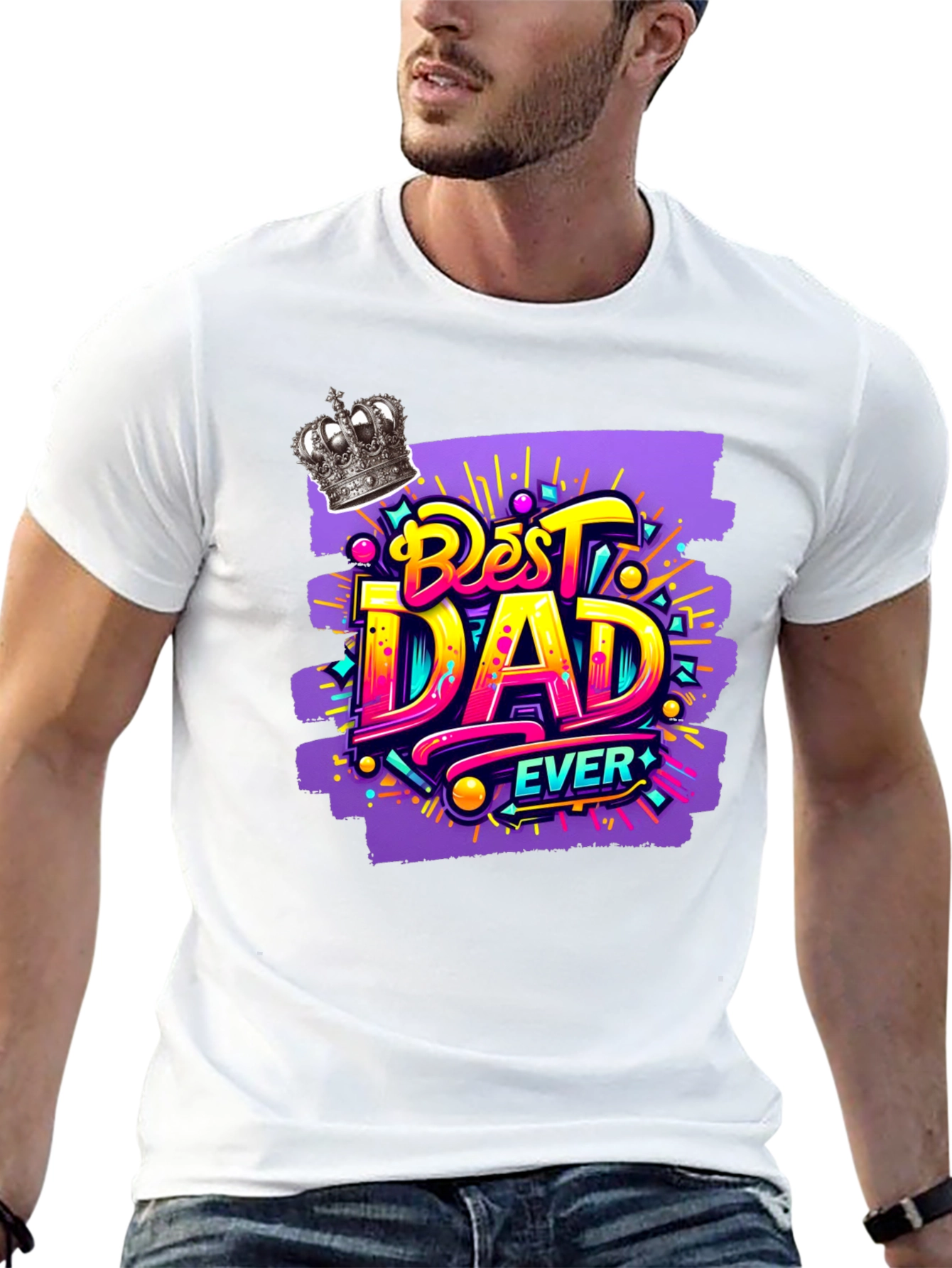 Best Dad Ever Graphic T-Shirt