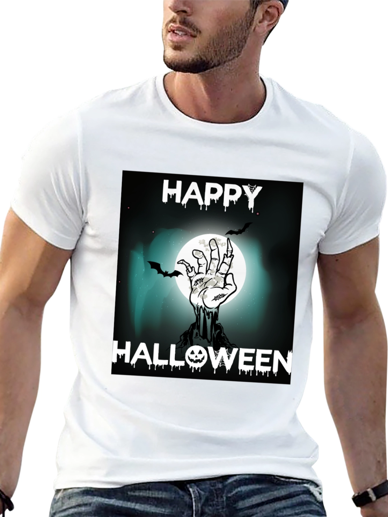 Happy Halloween Zombie Hand T-Shirt