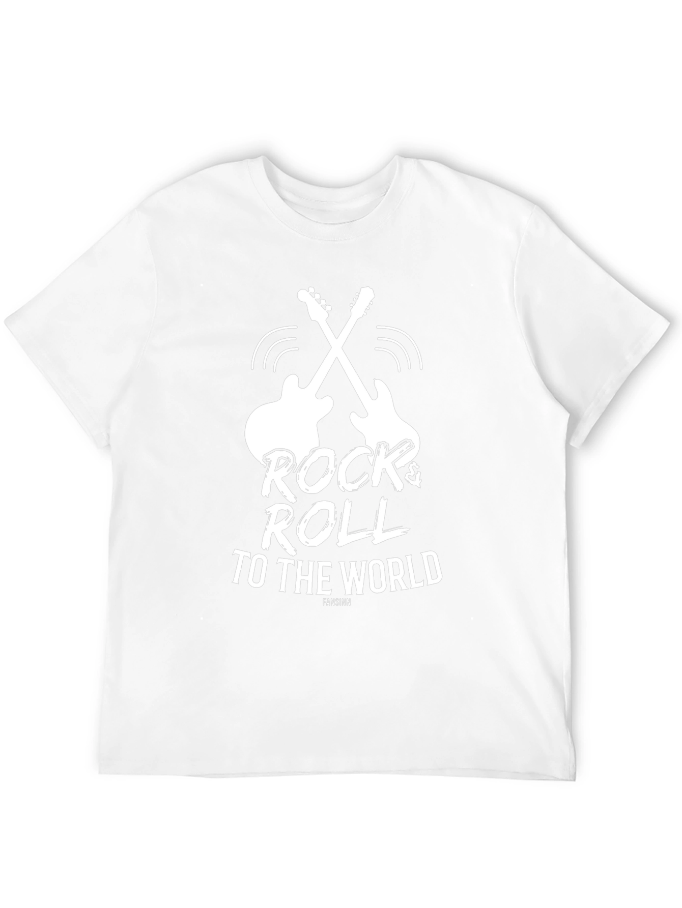 Rock and Roll Guitar Graphic T-Shirt