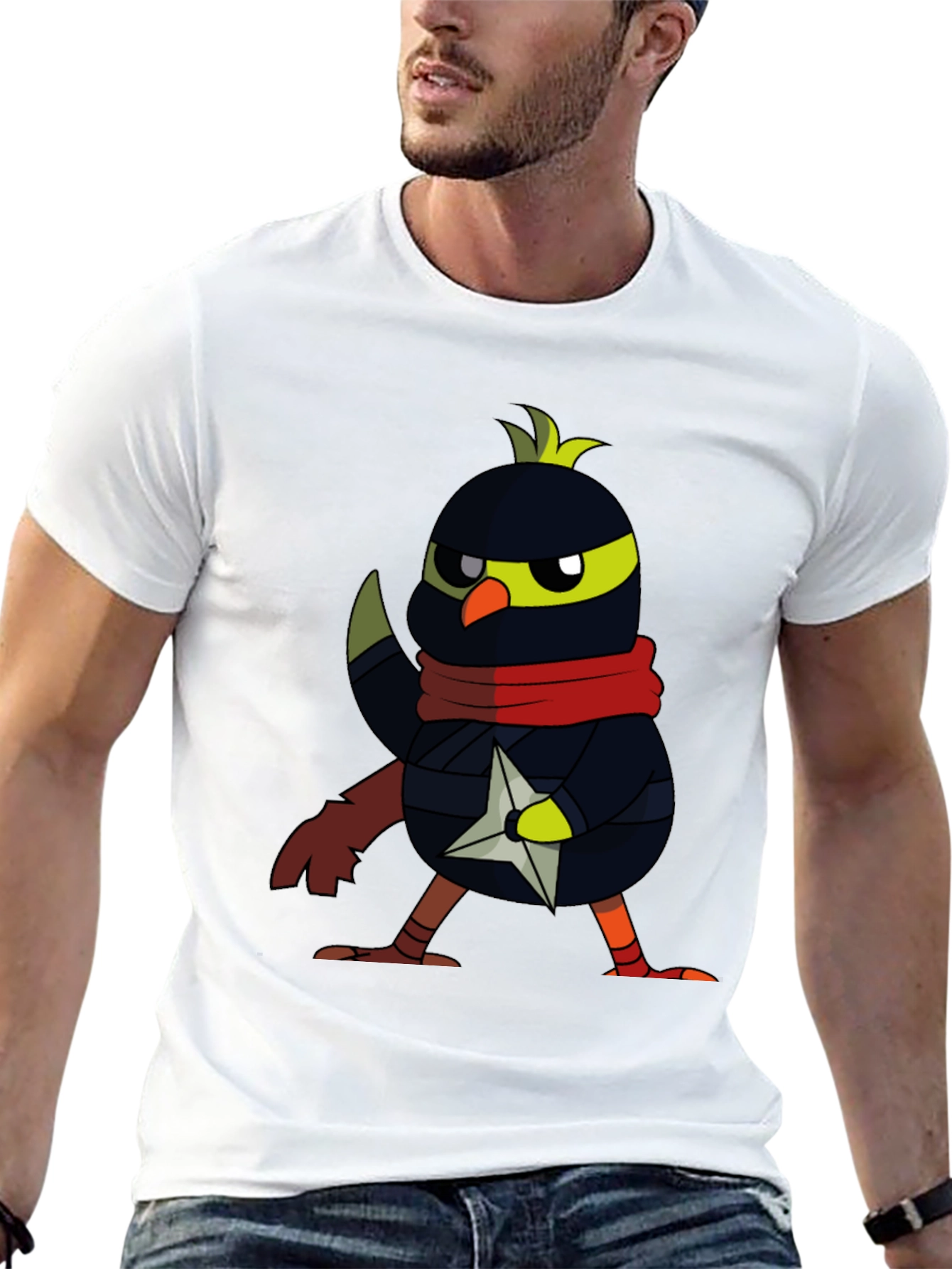 Ninja Chick T-Shirt - Black Cotton Blend