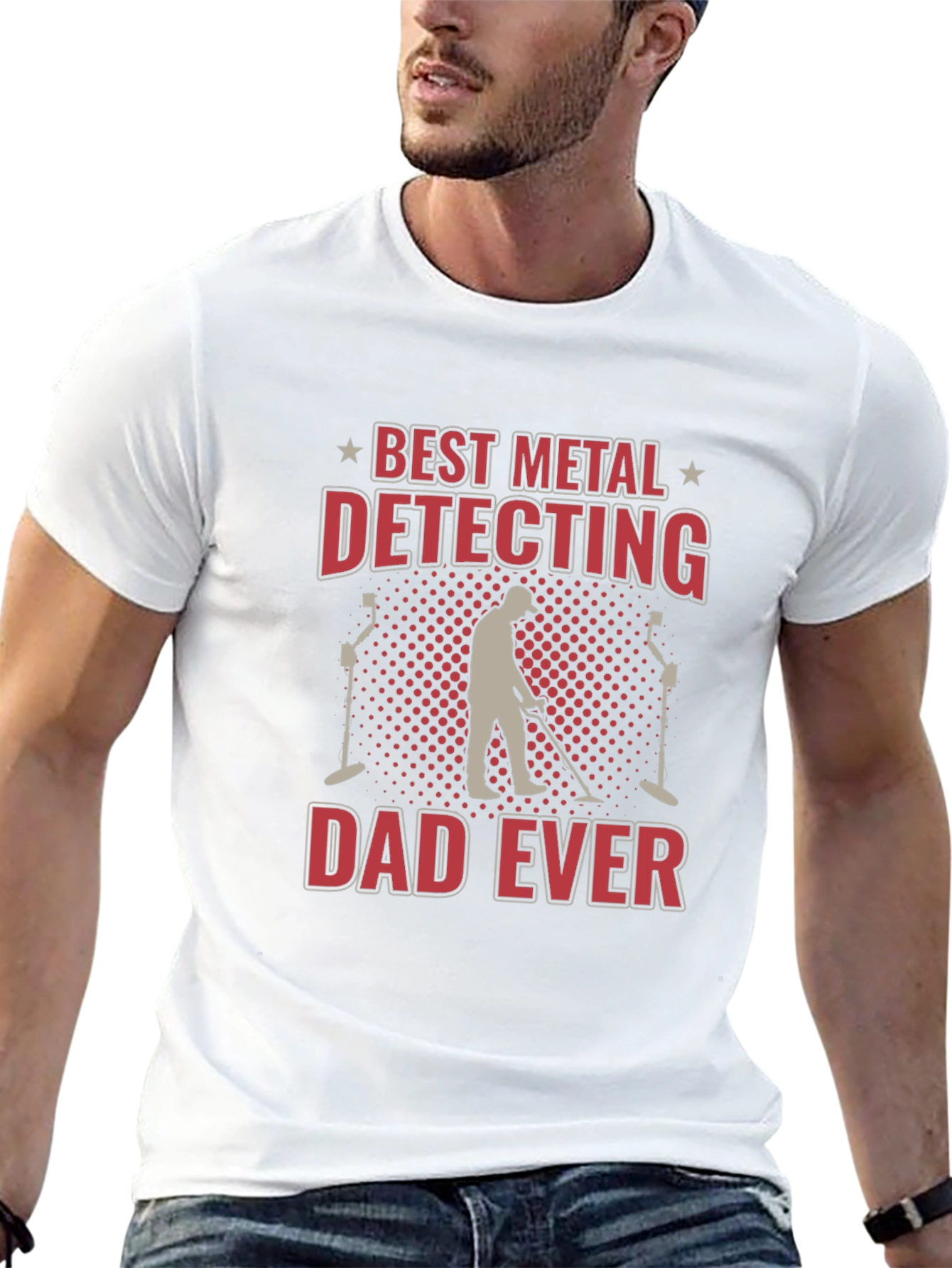 Best Metal Detecting Dad Ever T-Shirt