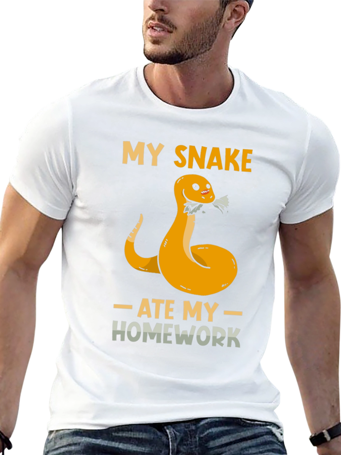My Snake Ate My Homework Graphic T-Shirt