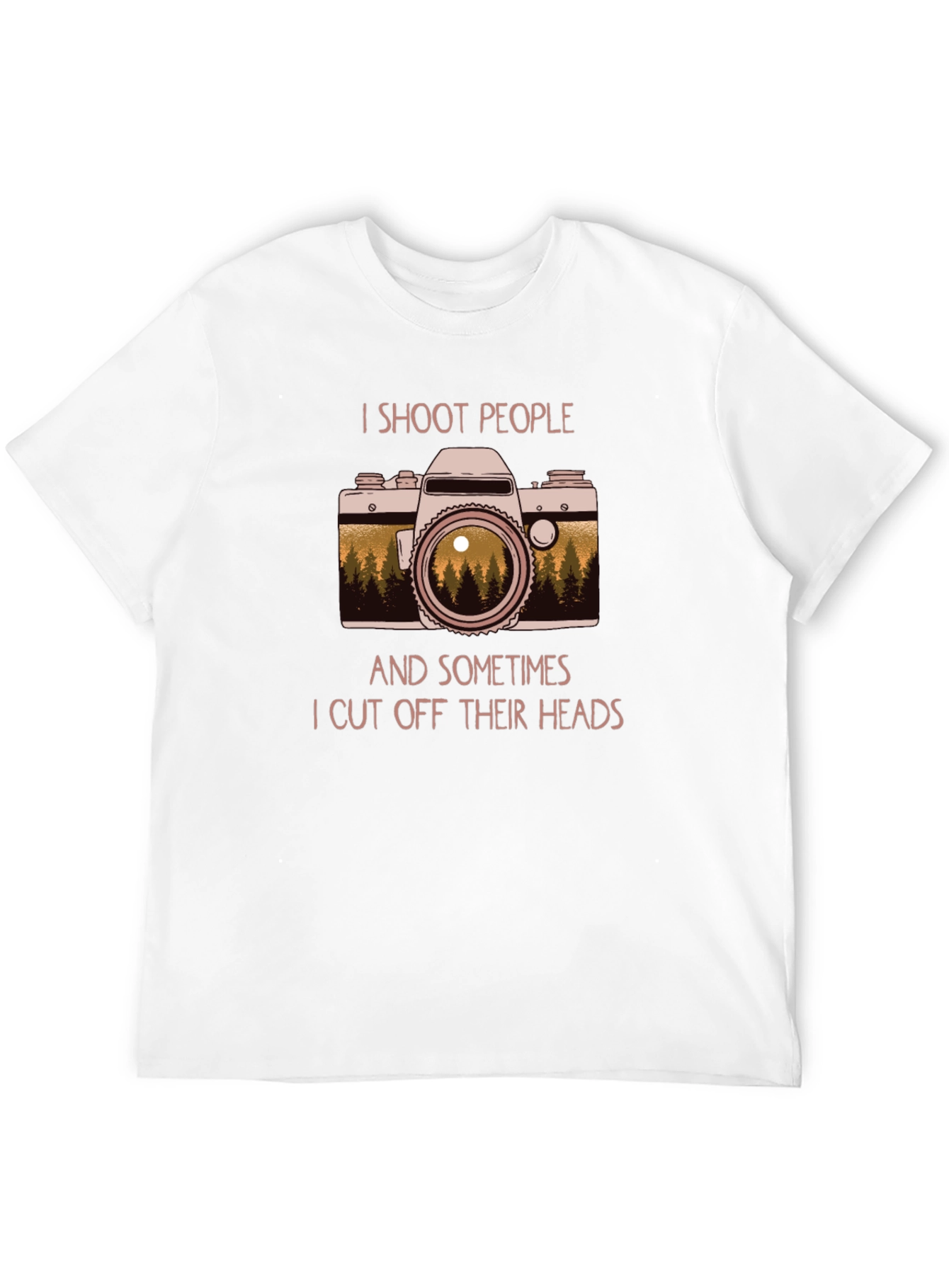 I Shoot People T-Shirt: Photographer Humor Tee