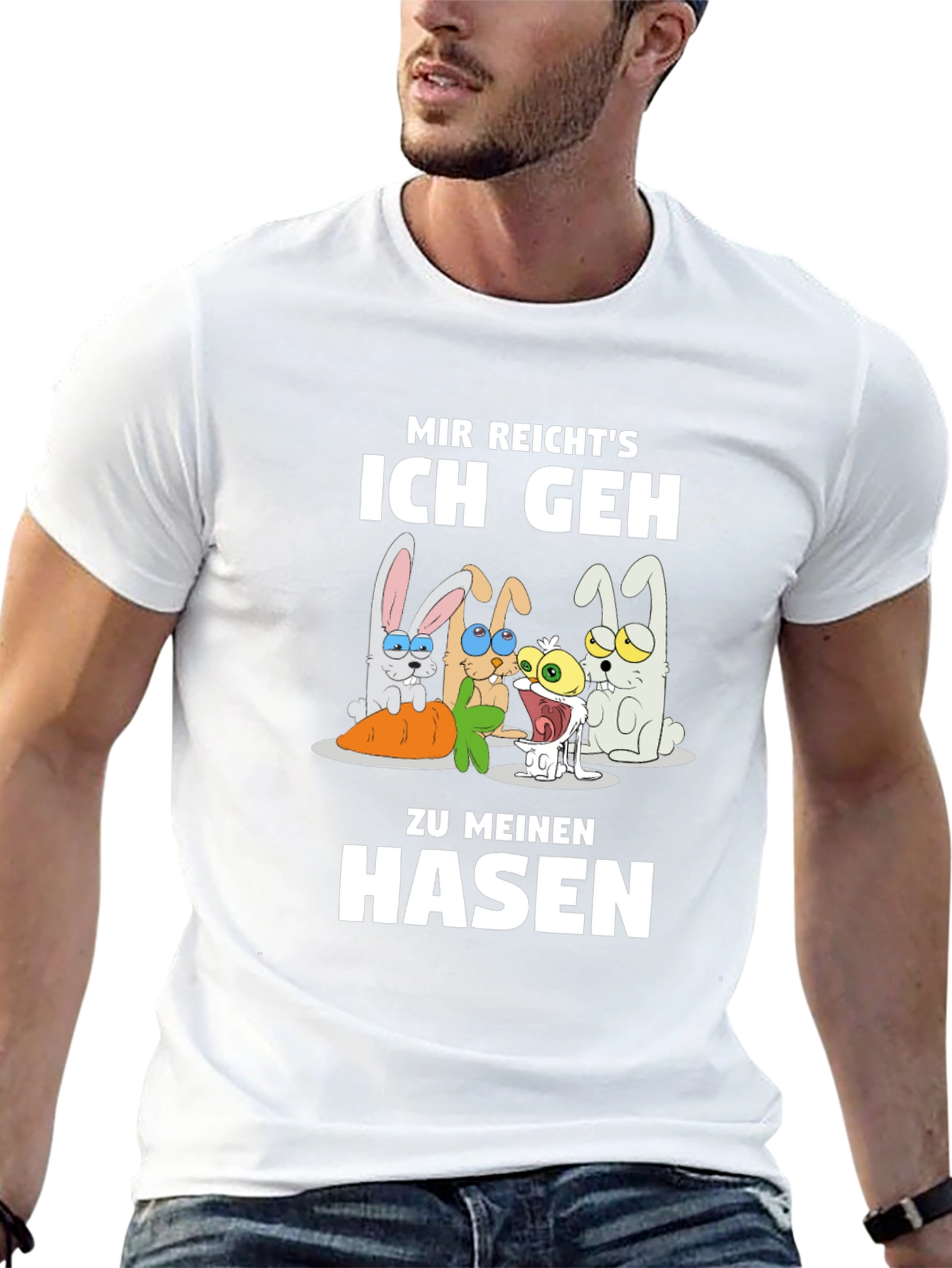Mir Reichts Ich Geh Zu Meinen Hasen Graphic T-Shirt