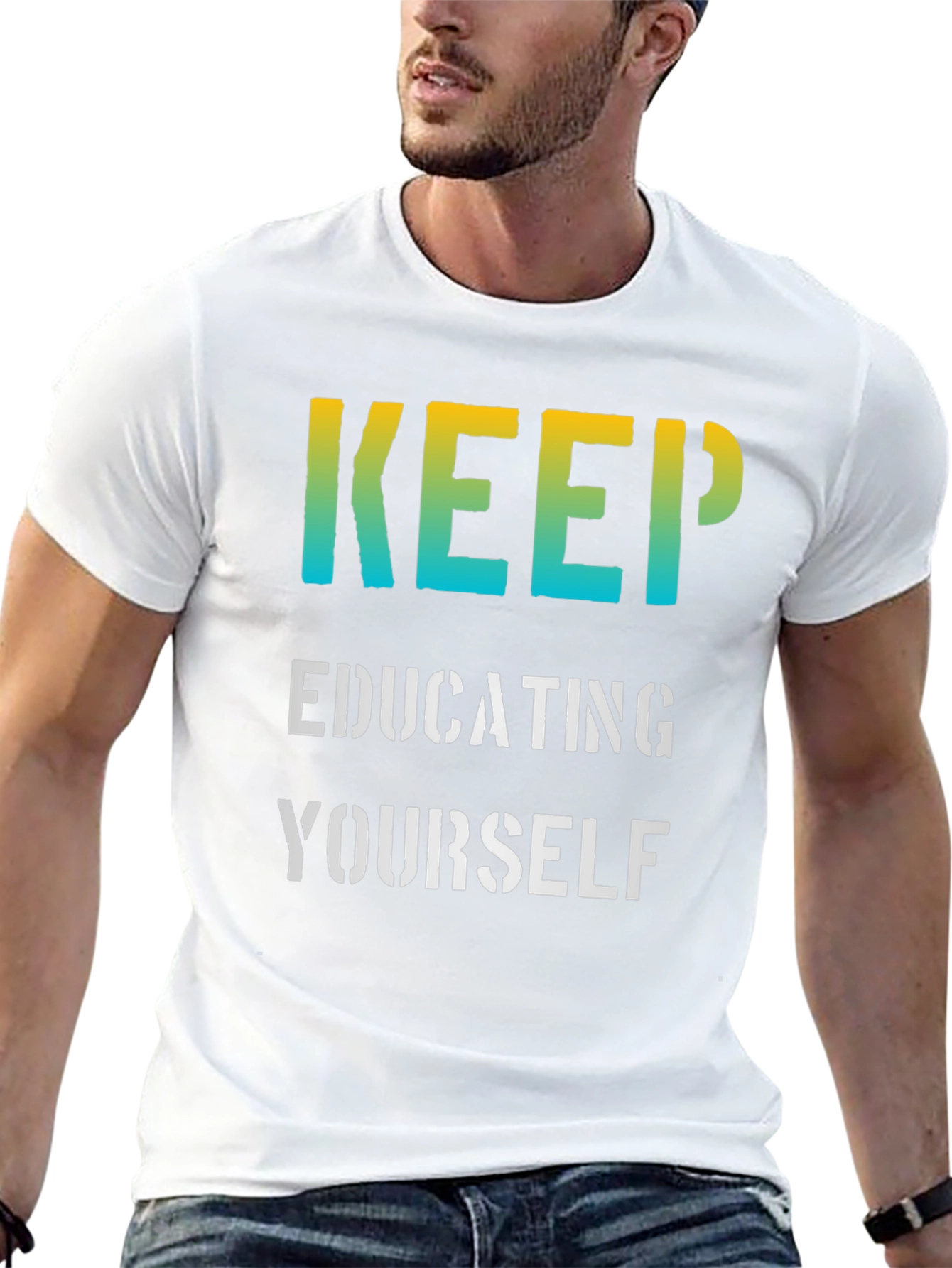 Keep Educating Yourself Graphic T-Shirt