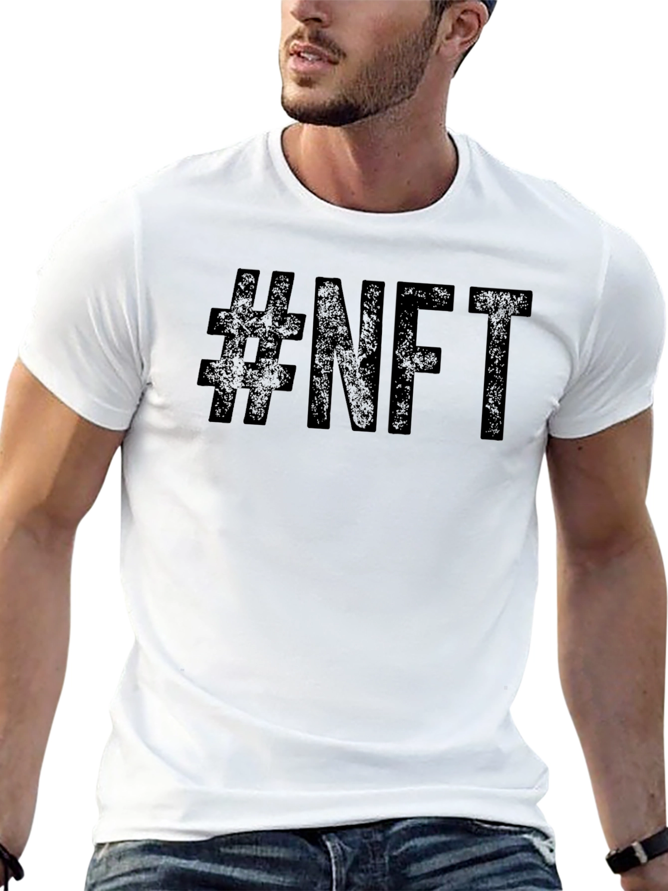 #NFT Black T-Shirt - Crypto Fashion