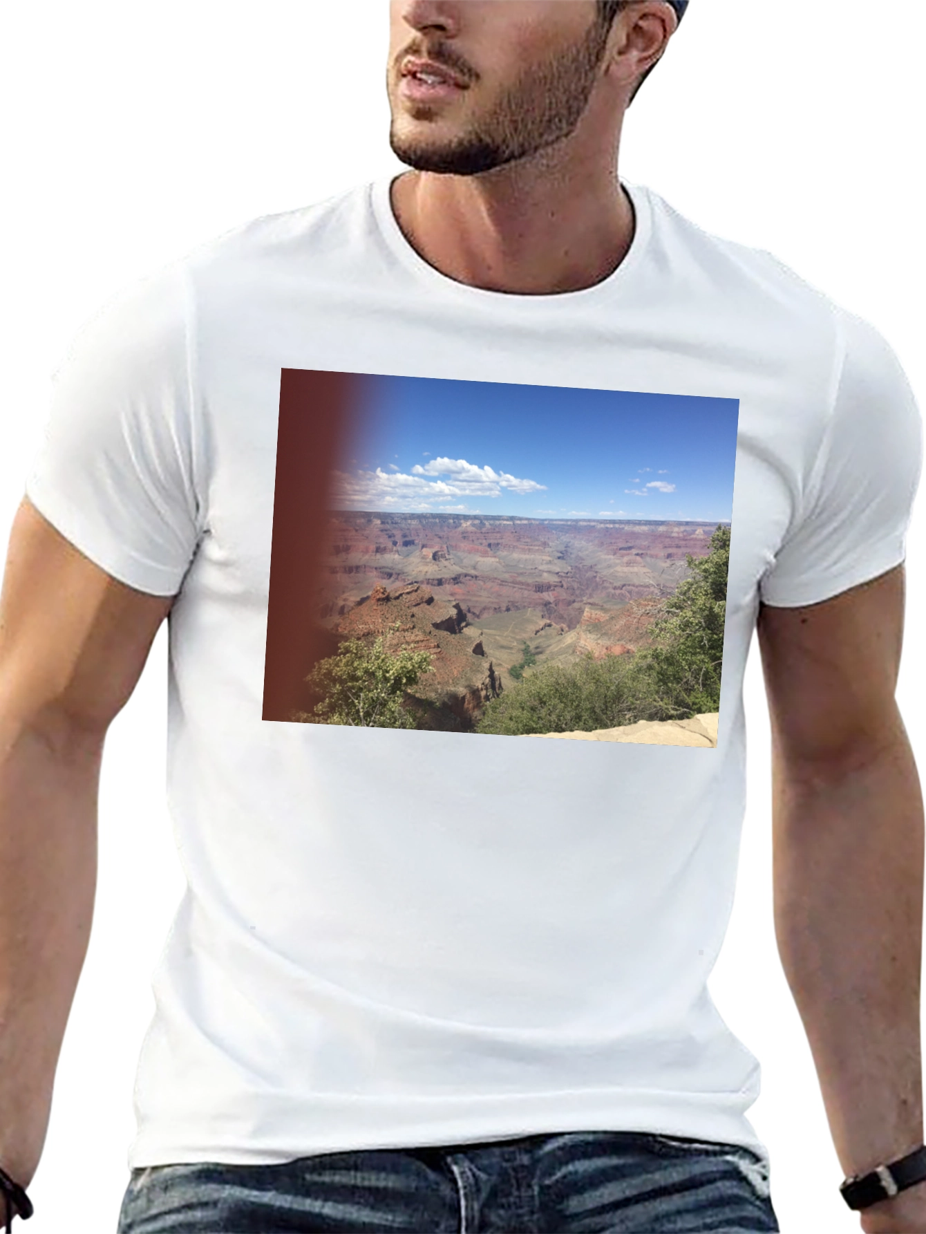 Grand Canyon Graphic Print Black T-Shirt