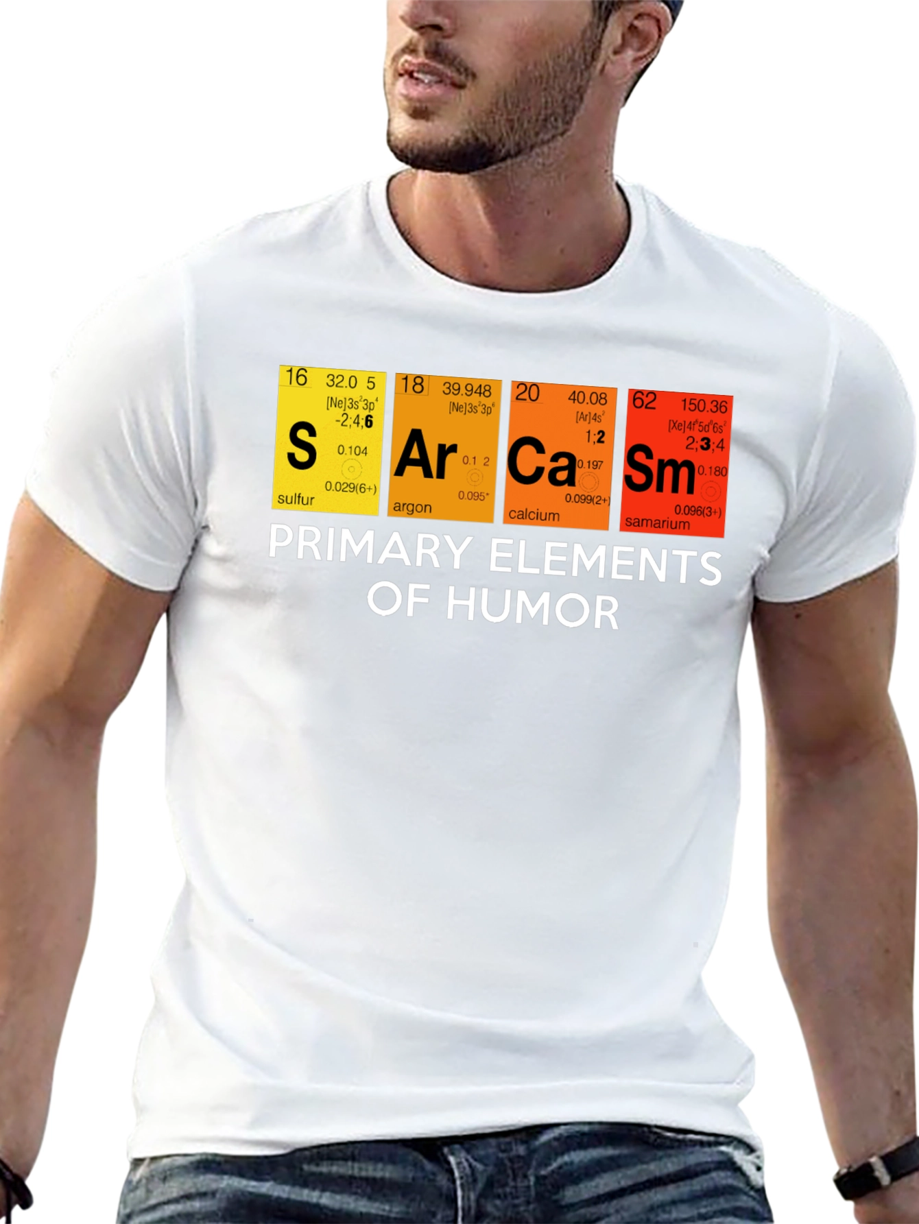 Sarcasm Humor Elements Graphic T-Shirt