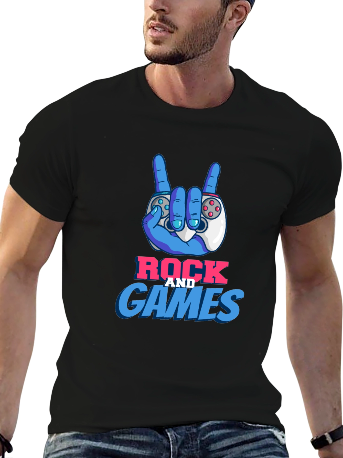 Rock and Games T-Shirt - Gamer Fashion Tee