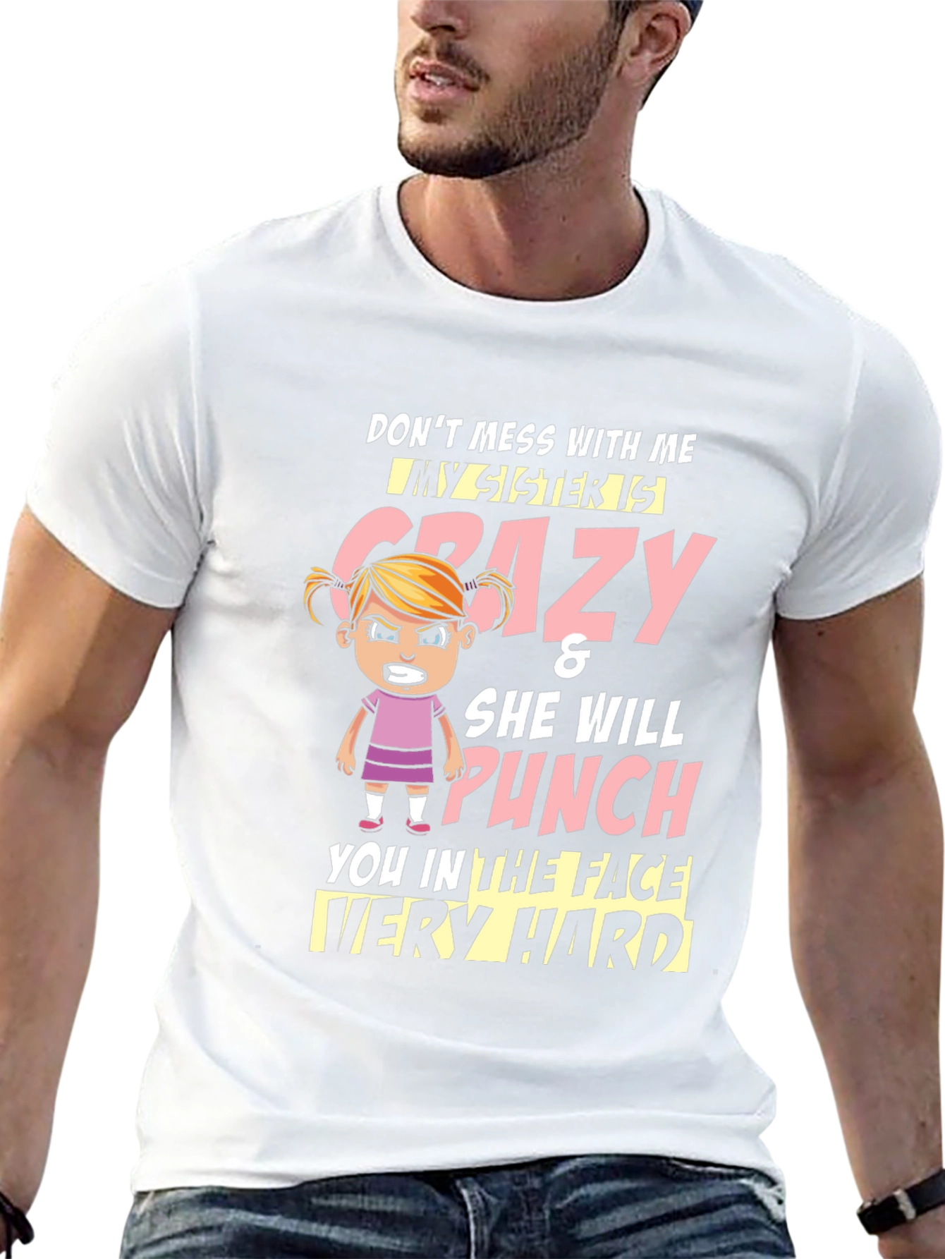 Crazy Sister T-Shirt - Funny Novelty Tee