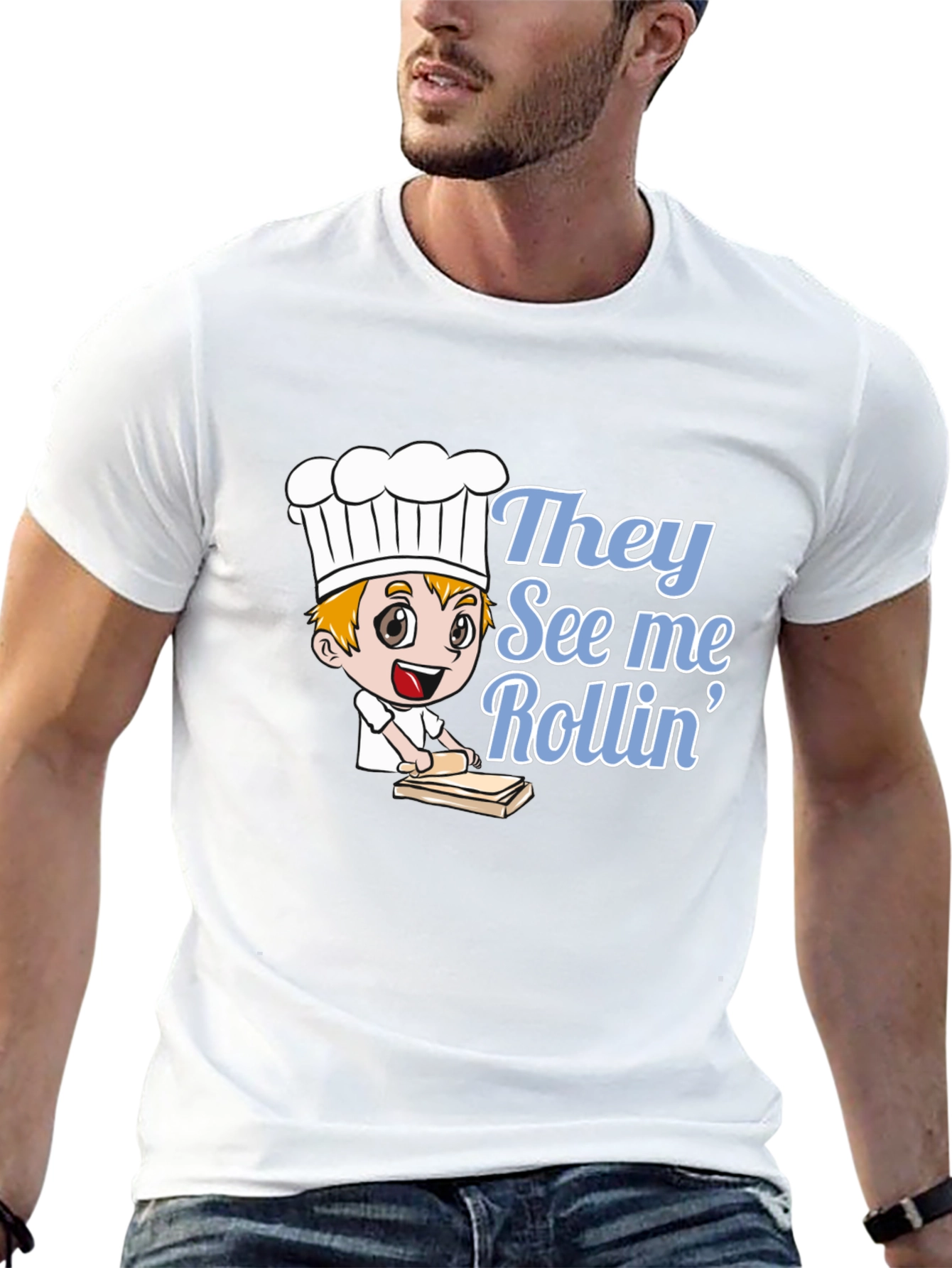 They See Me Rollin Chef T-Shirt