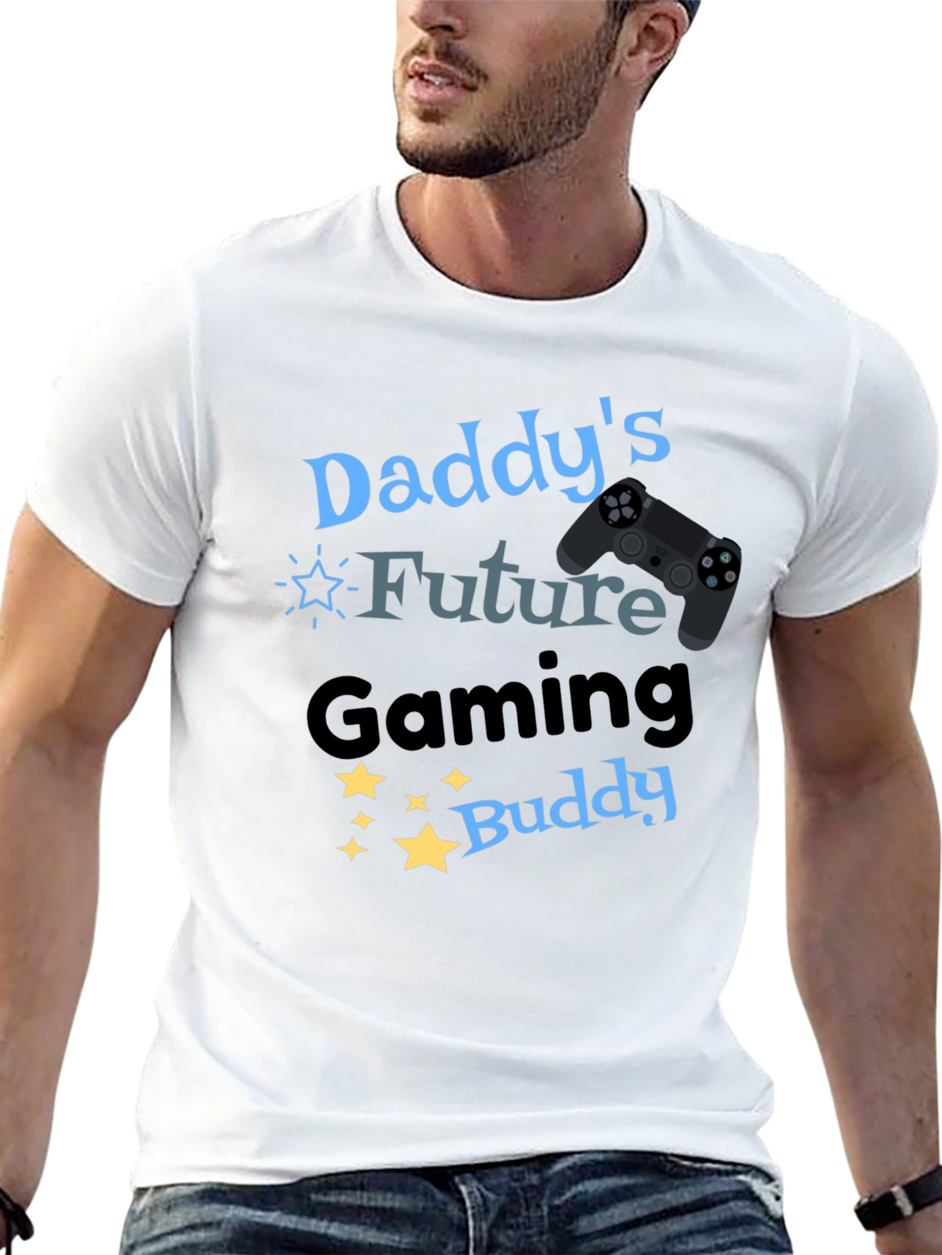 Daddys Future Gaming Buddy T-Shirt - Black