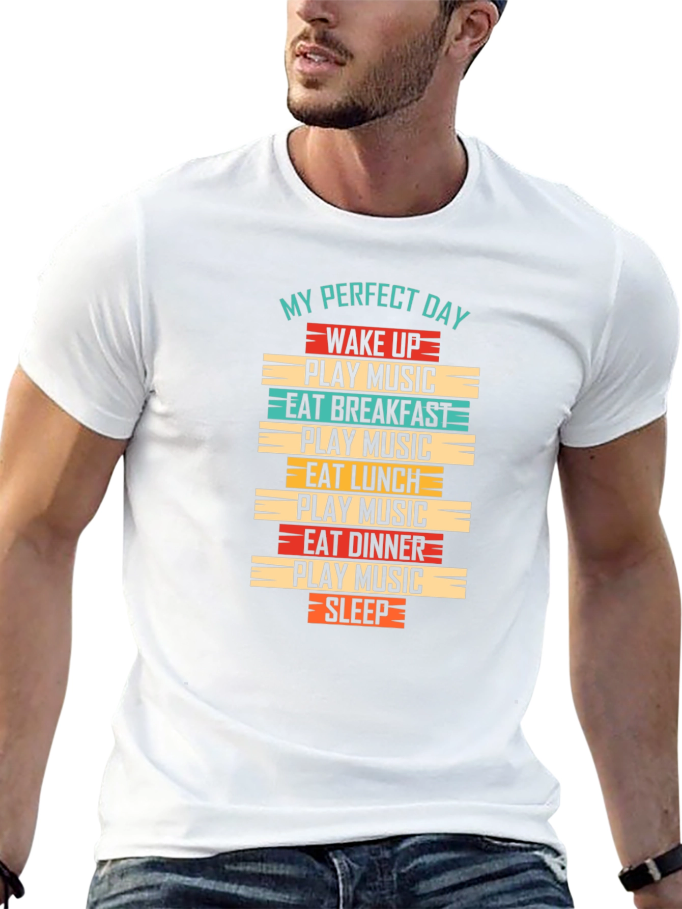 My Perfect Day T-Shirt - Music Lover Tee