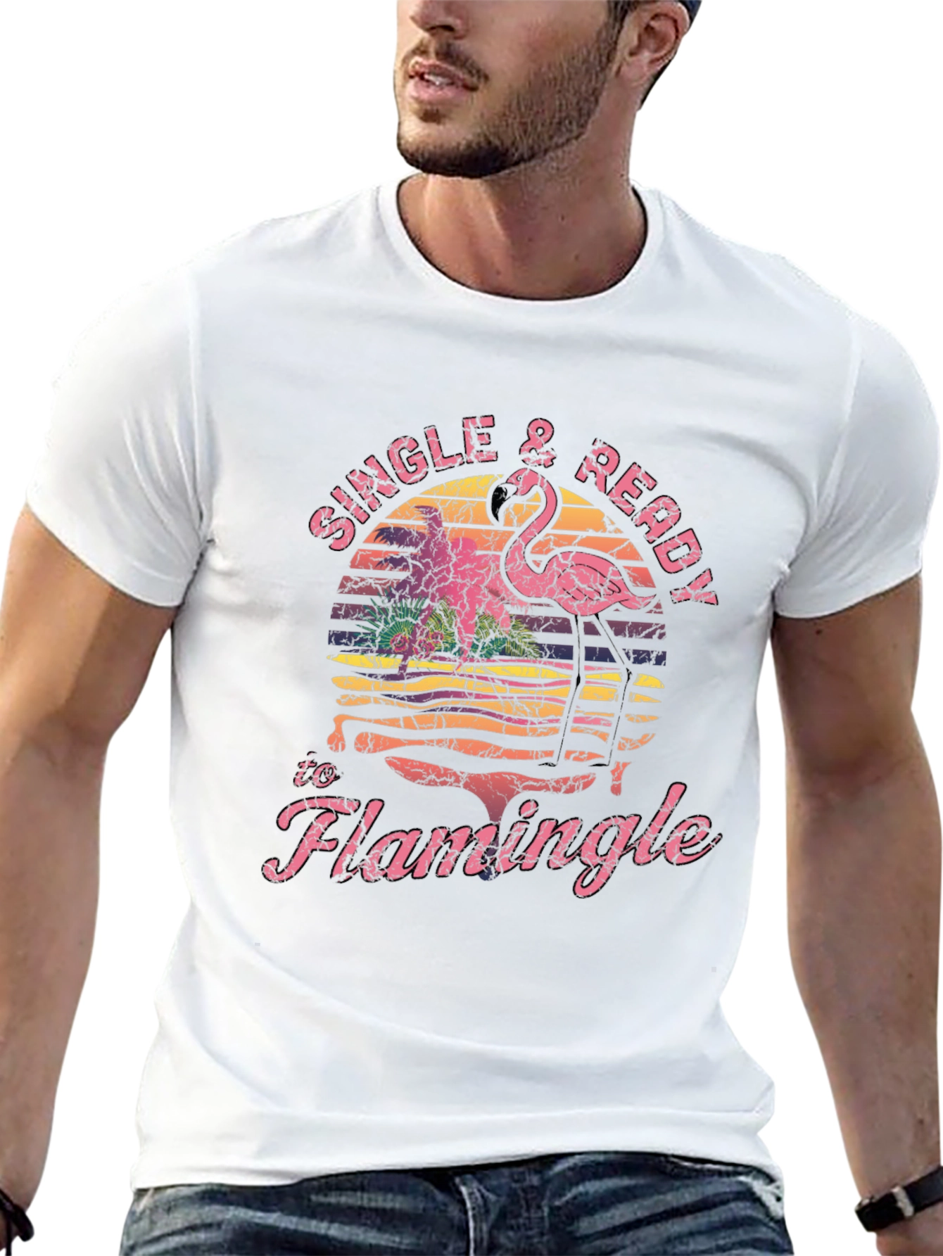 Single & Ready to Flamingo T-Shirt