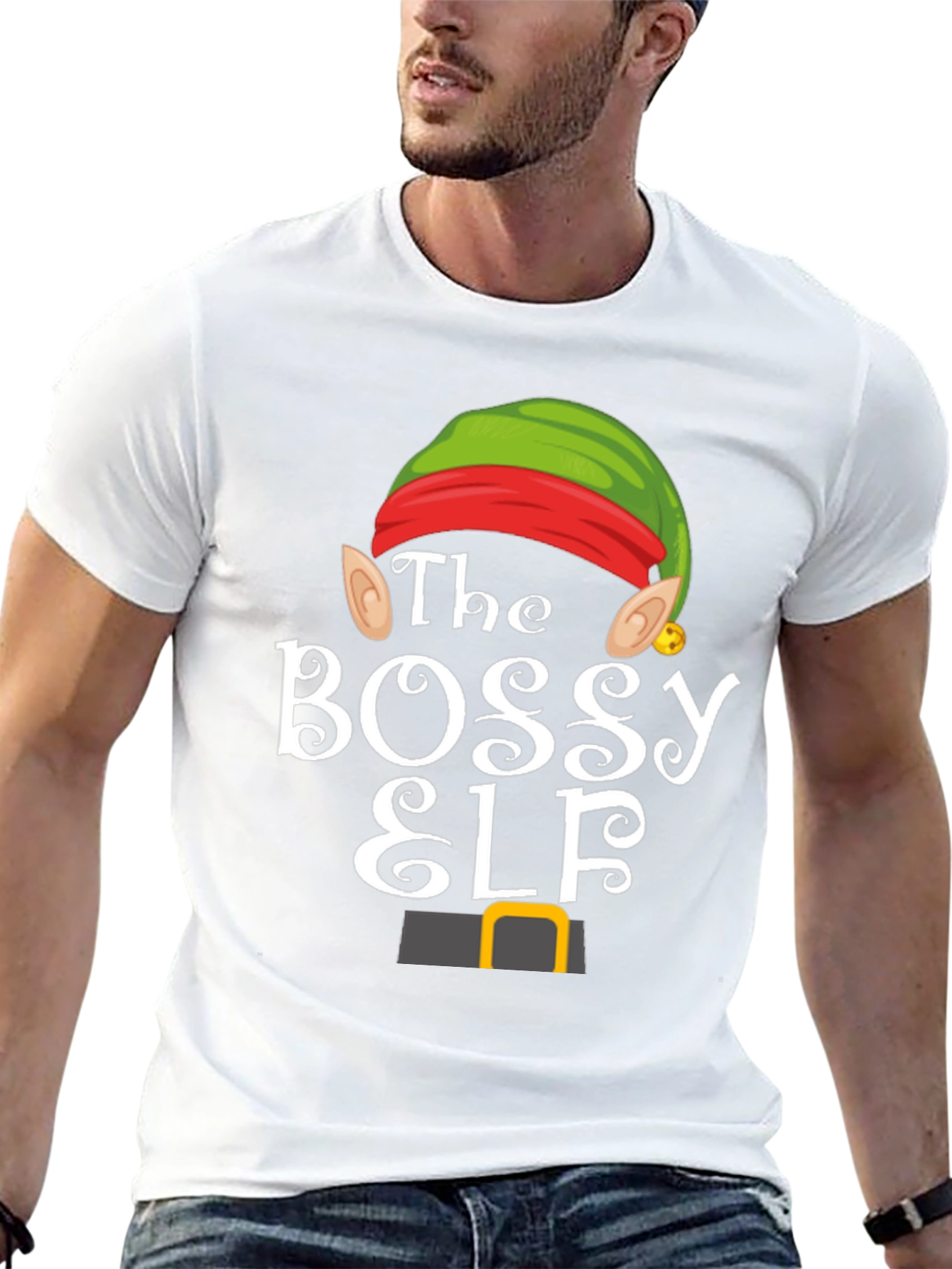 Bossy Elf Christmas T-Shirt