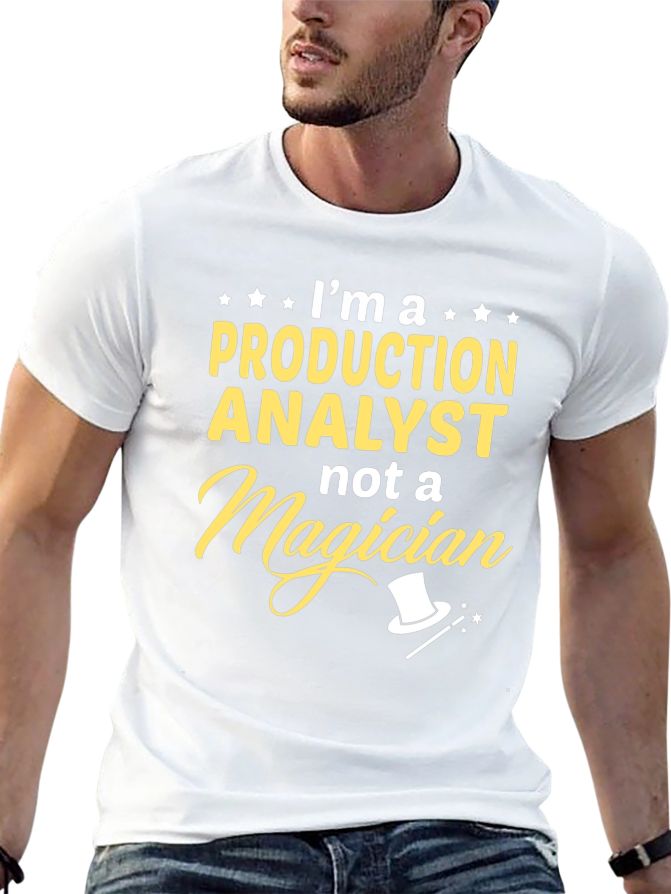 Production Analyst T-Shirt - Not a Magician