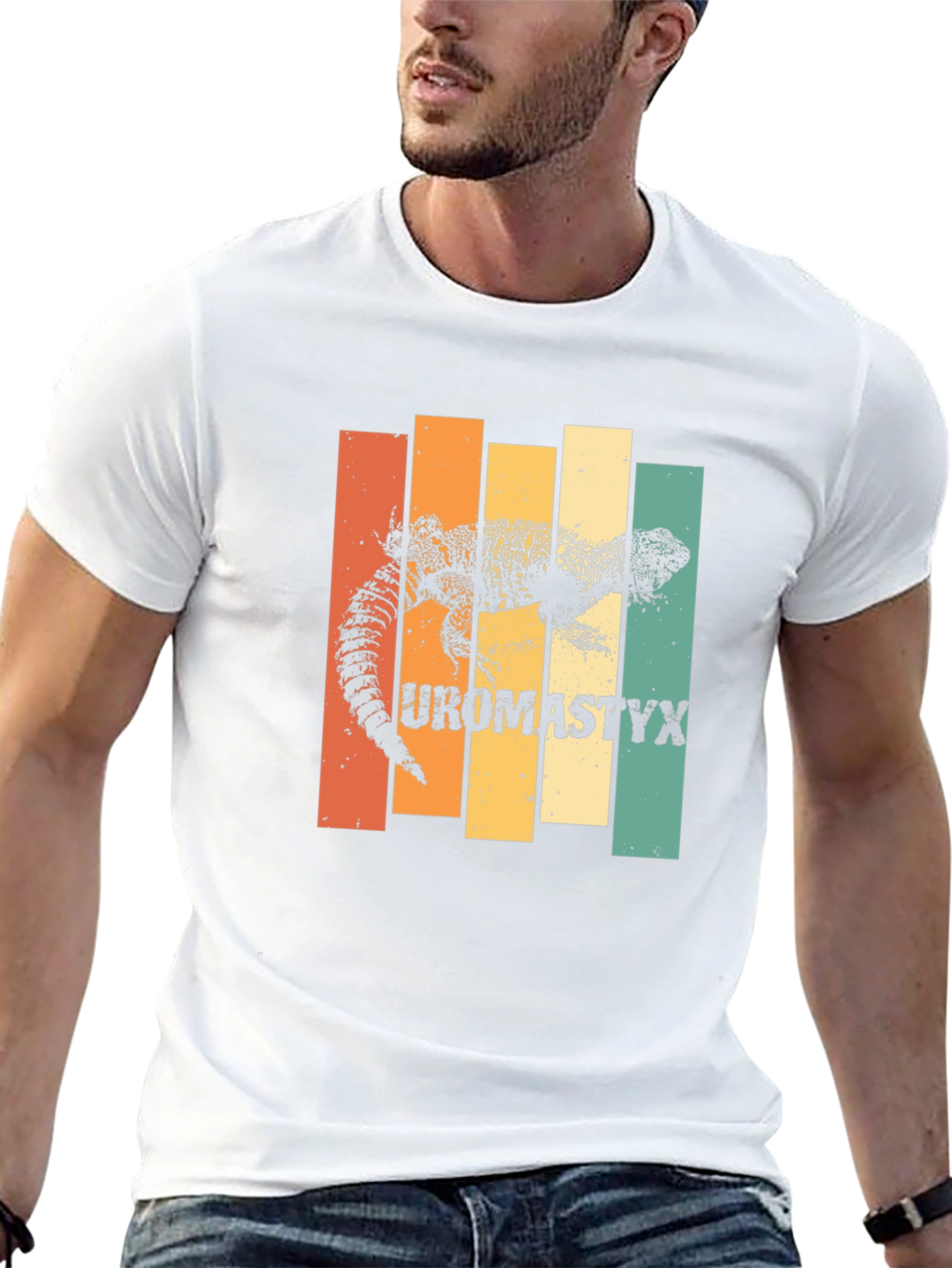 Uromastyx Lizard Retro T-Shirt