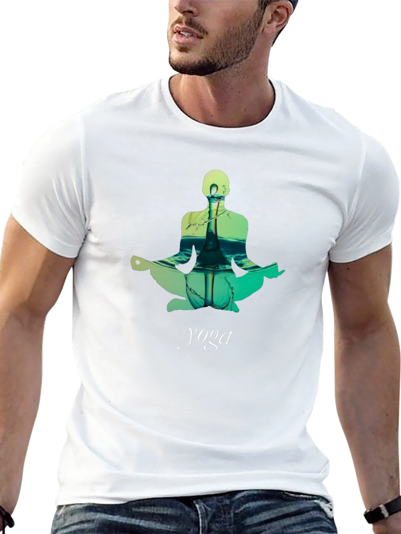 Yoga Pose T-Shirt - Meditative Design