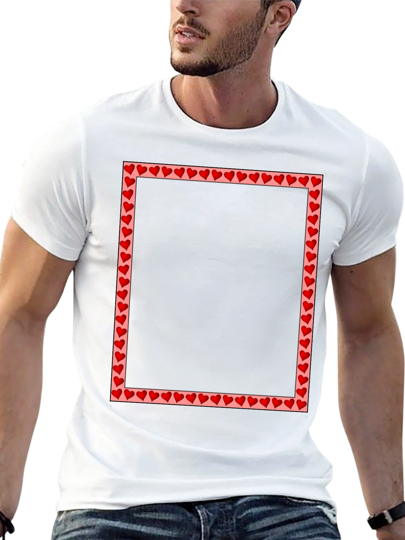Black Heart Frame T-Shirt