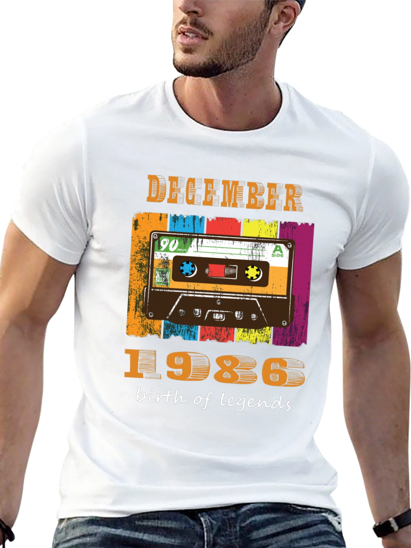 December 1986 Cassette Tape T-Shirt