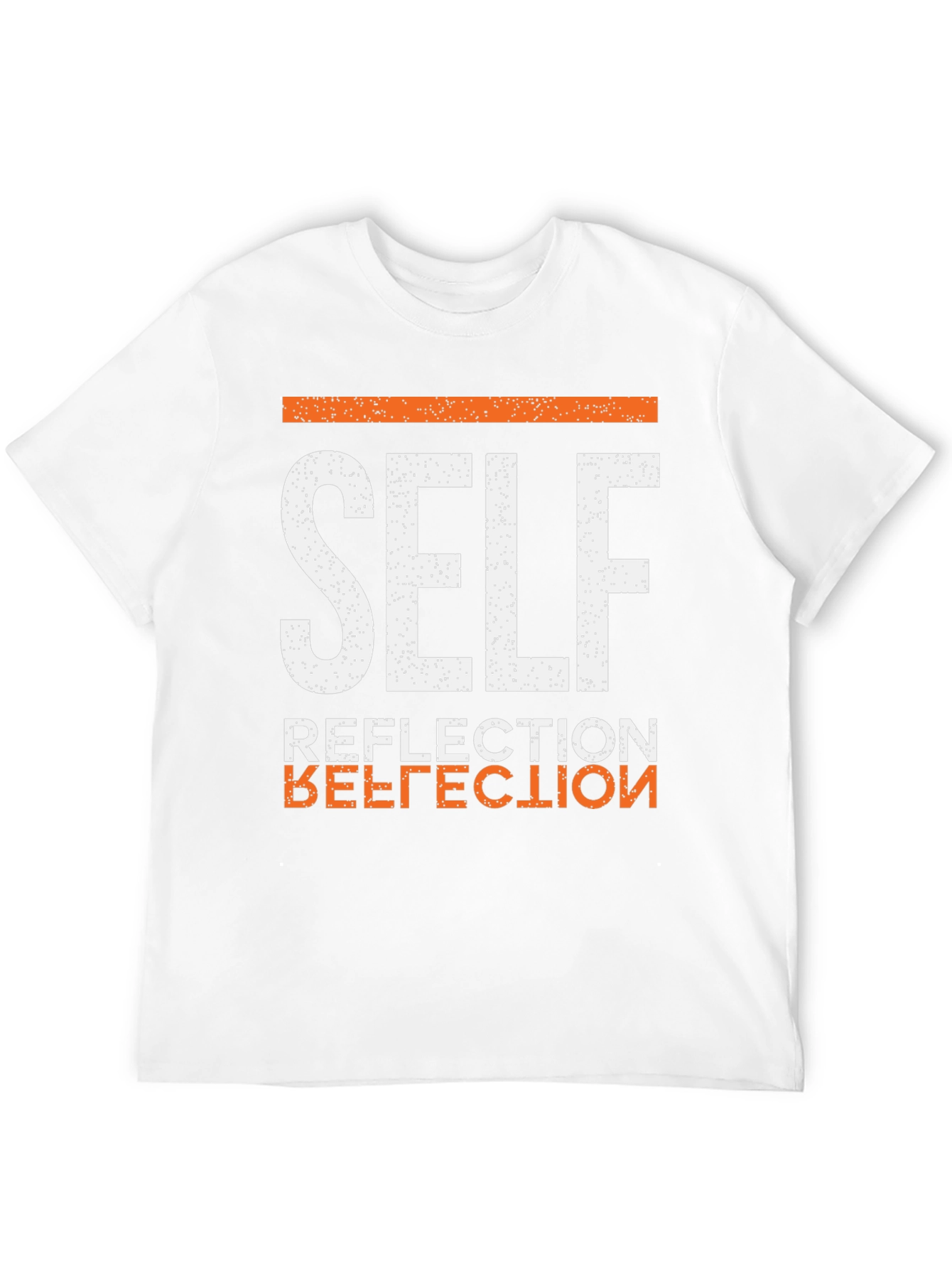 Self Reflection Graphic Tee - Trendy Black Shirt
