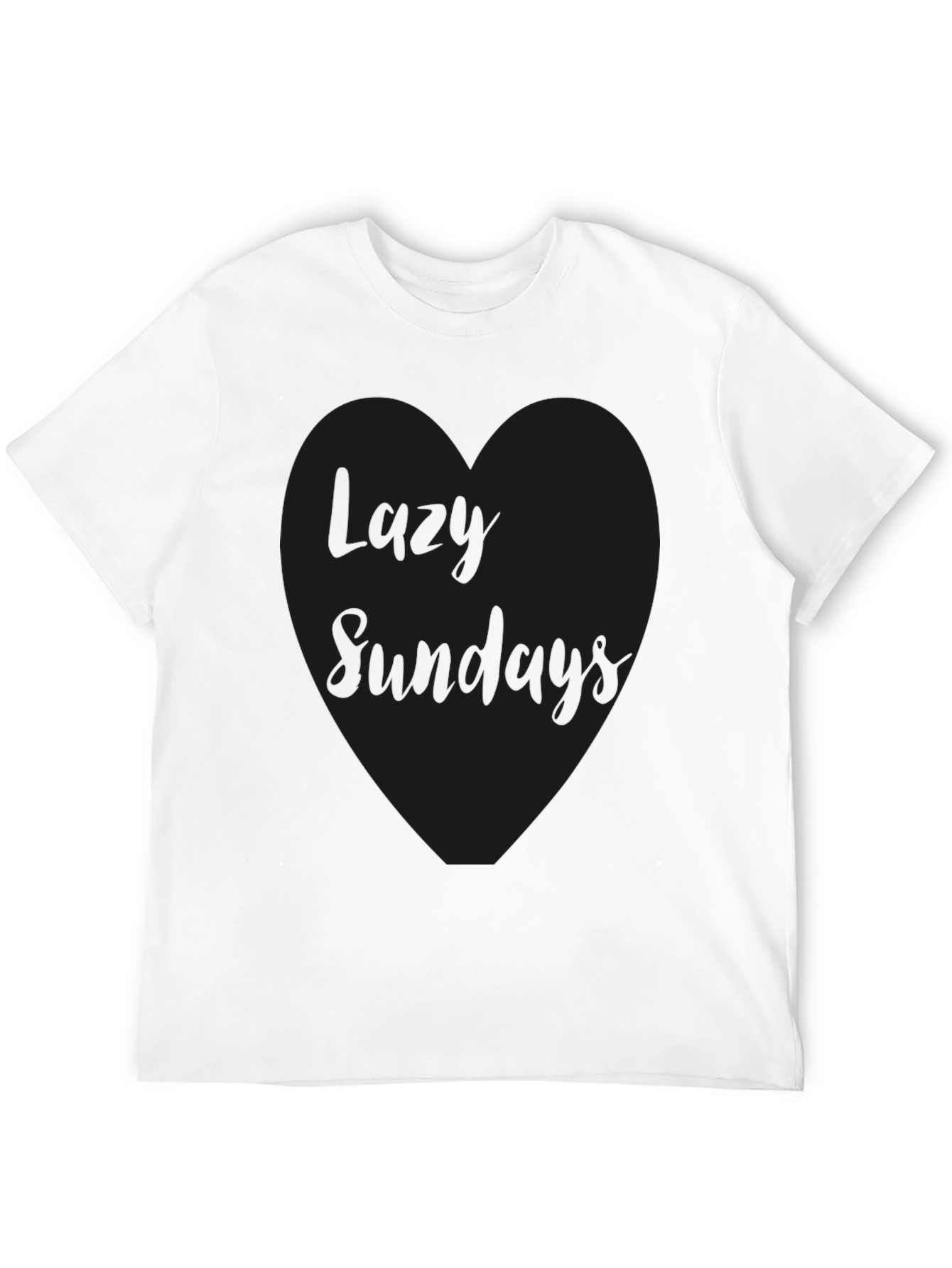 Lazy Sundays Graphic Tee - Relaxed Comfort