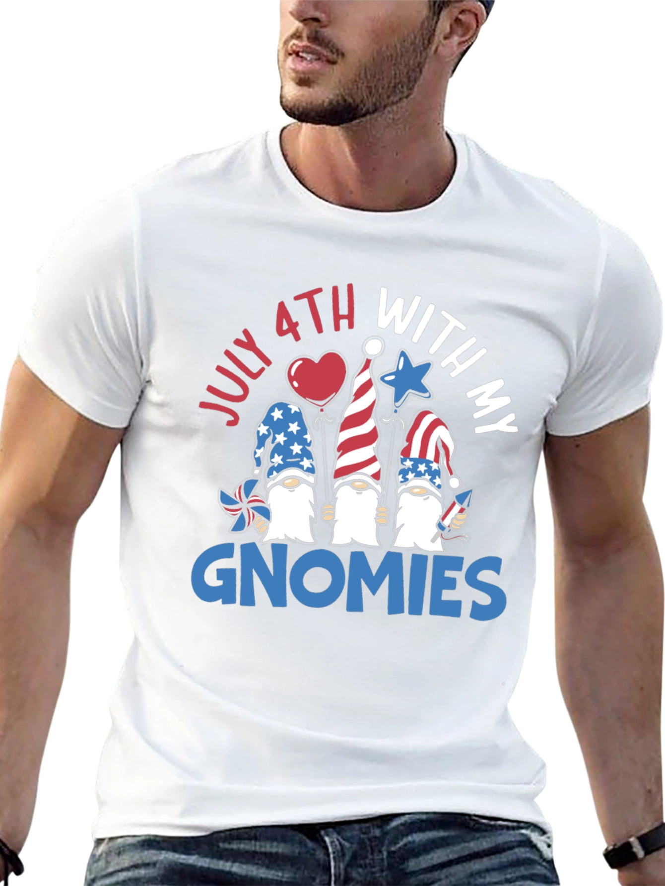 July 4th Gnomies T-Shirt