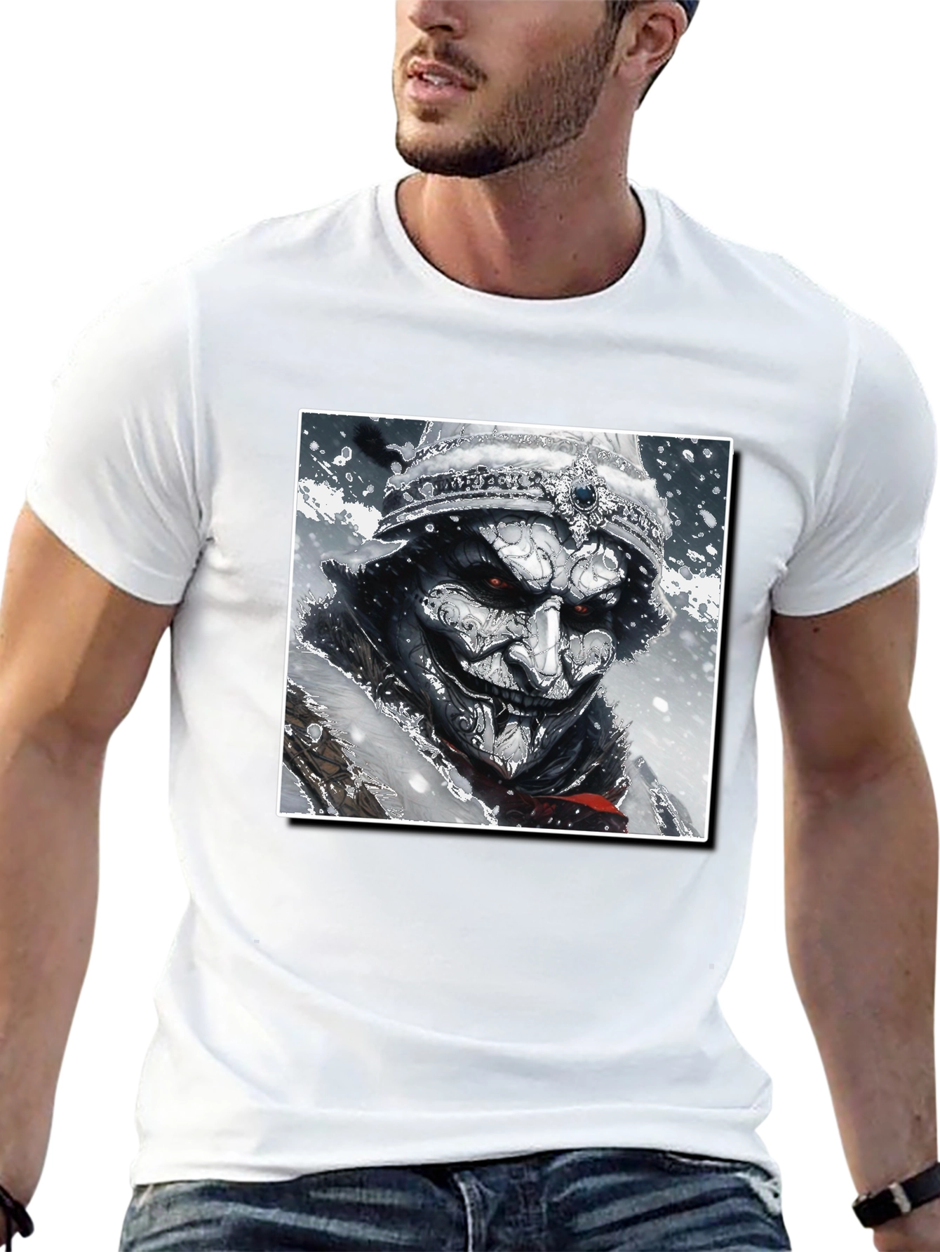 Samurai Warrior Graphic Black T-Shirt