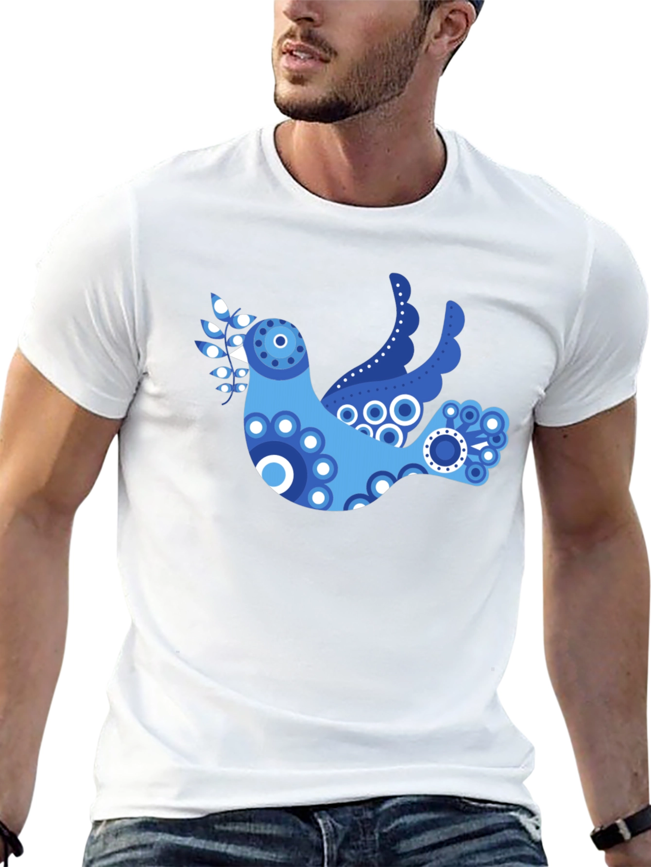 Dove Peace T-Shirt - Black