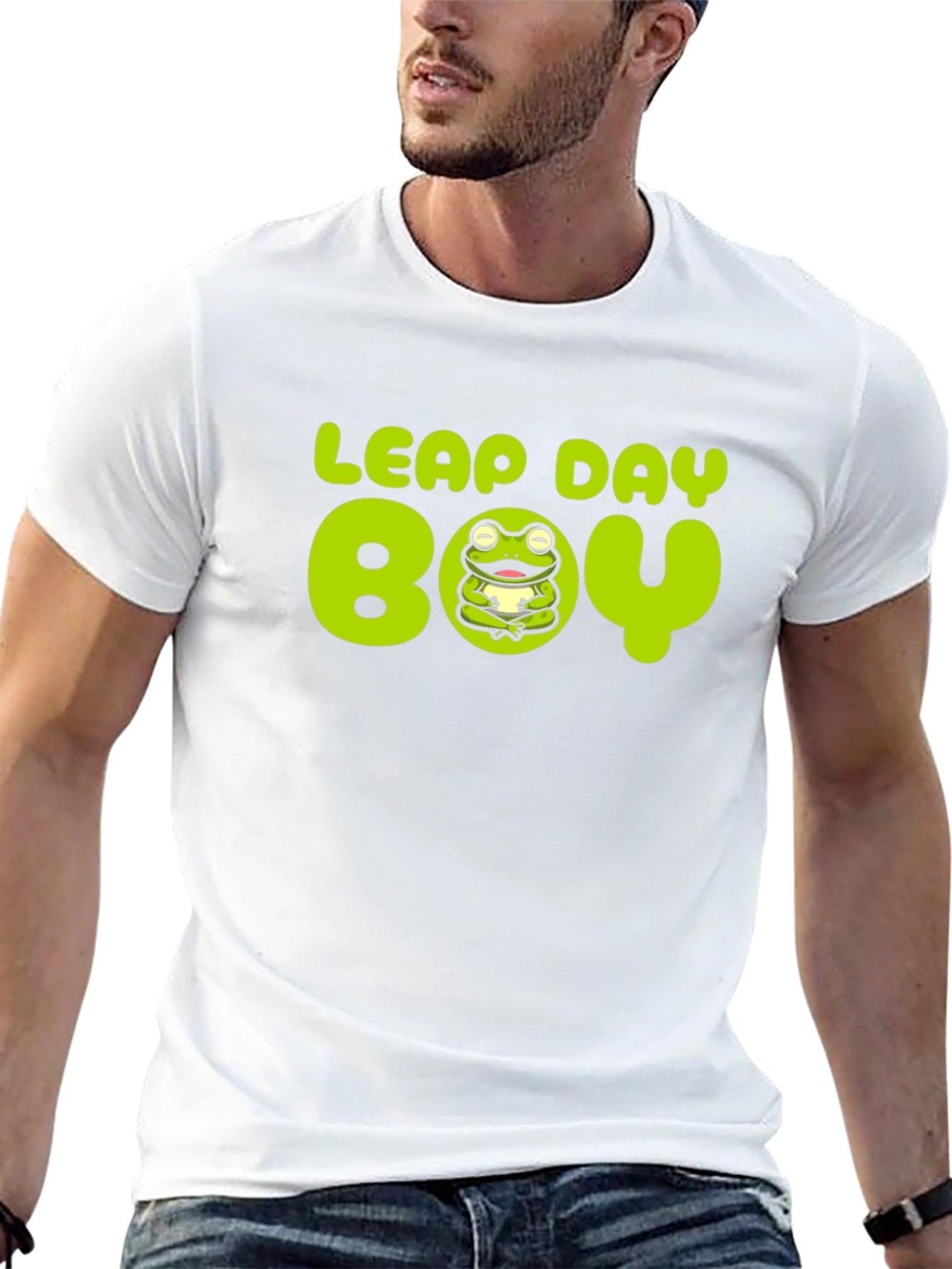 Leap Day Boy T-Shirt - Frog Graphic Tee