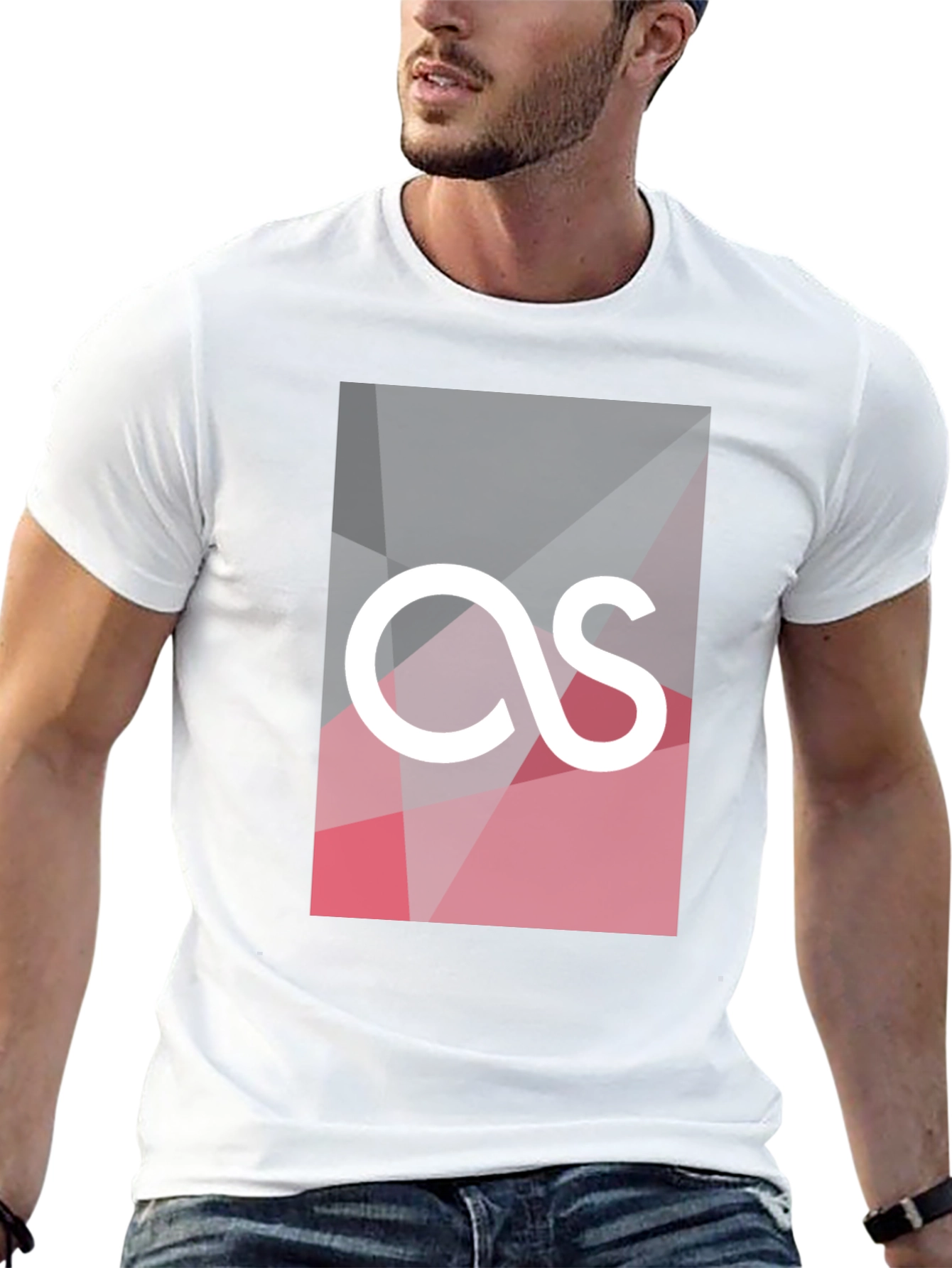 Modern Graphic Tee - As Logo - Black