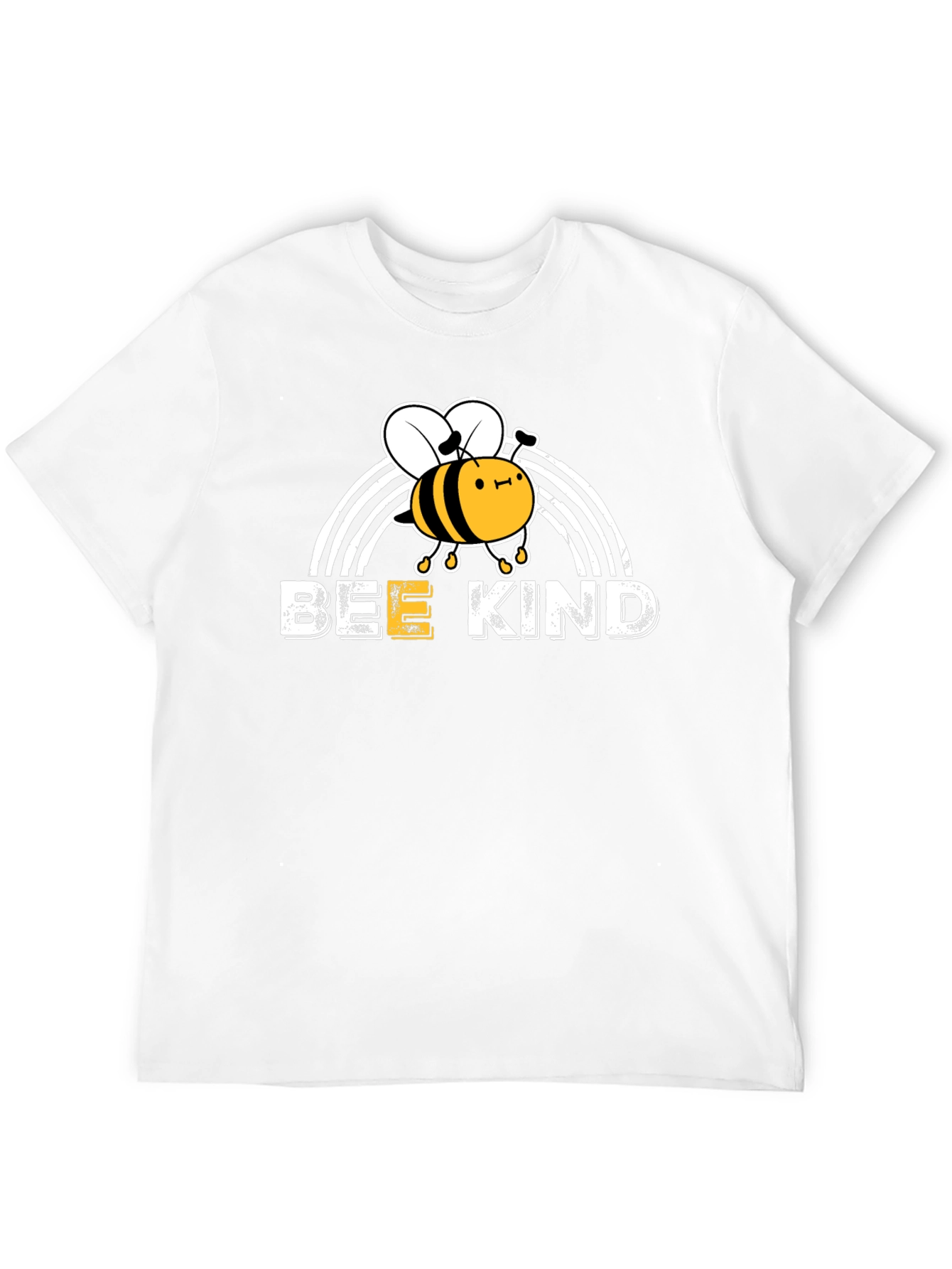 Bee Kind T-Shirt - Rainbow Graphic Tee