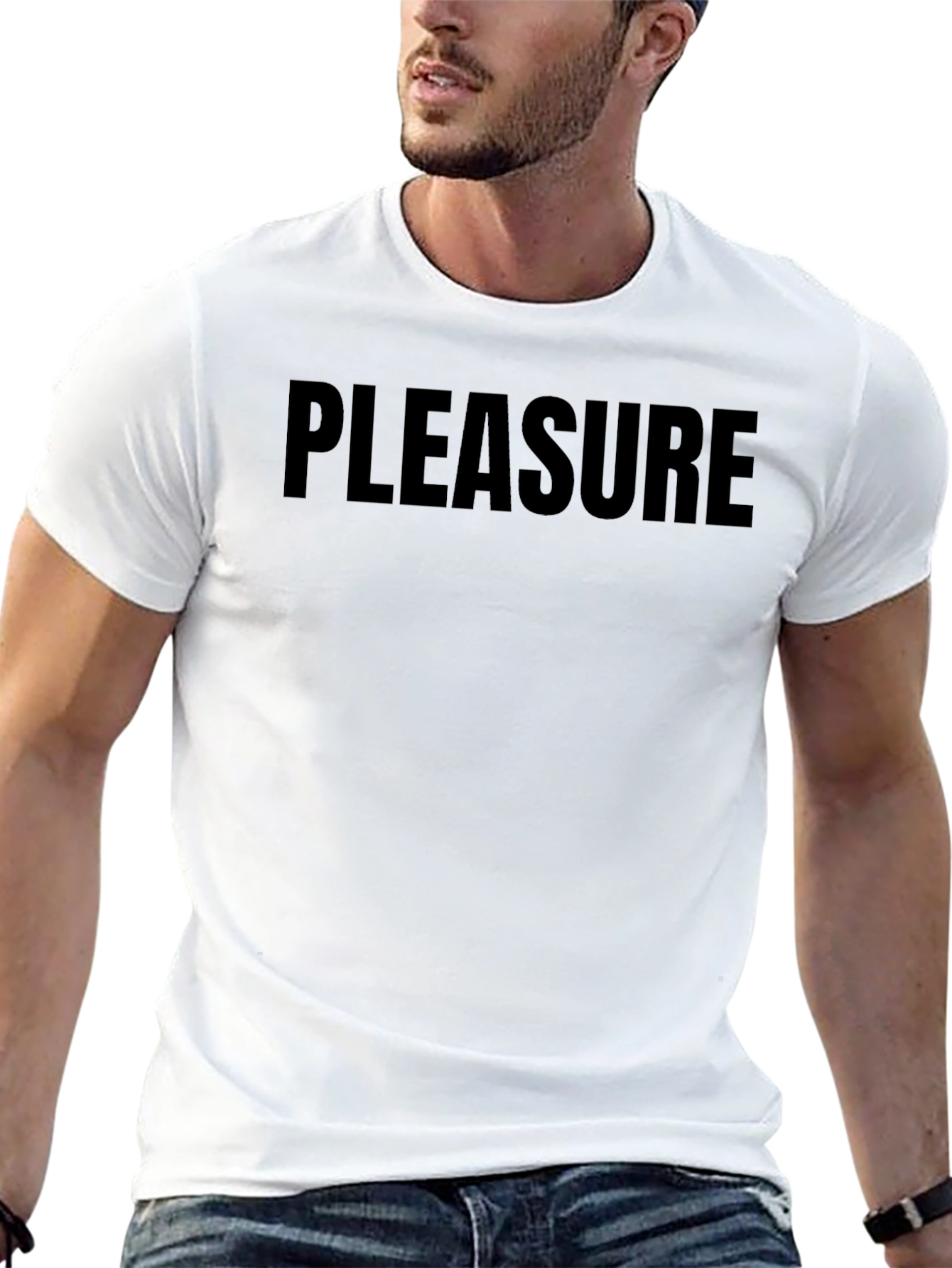 PLEASURE Graphic T-Shirt - Mens Black Tee