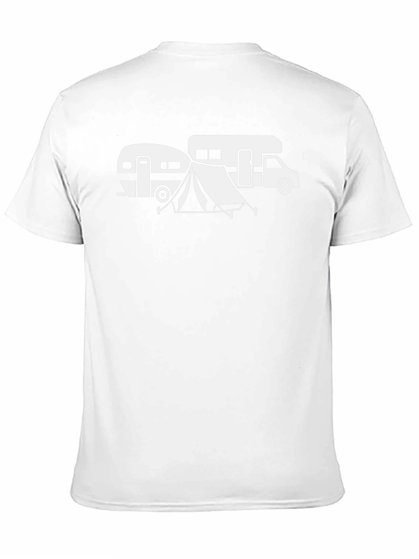 Camping Adventure Graphic Tee - RV and Tent