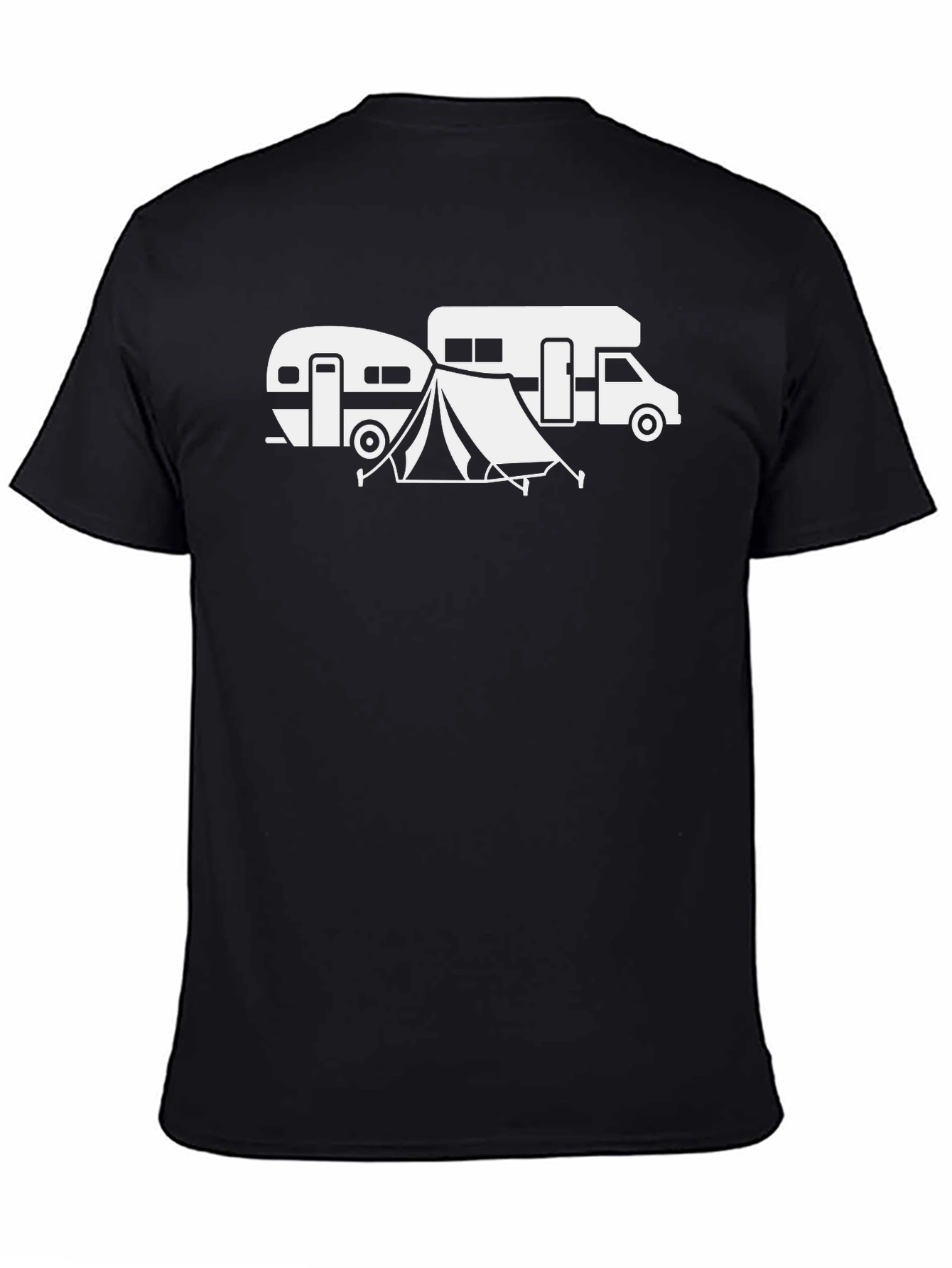 Camping Adventure Graphic Tee - RV and Tent