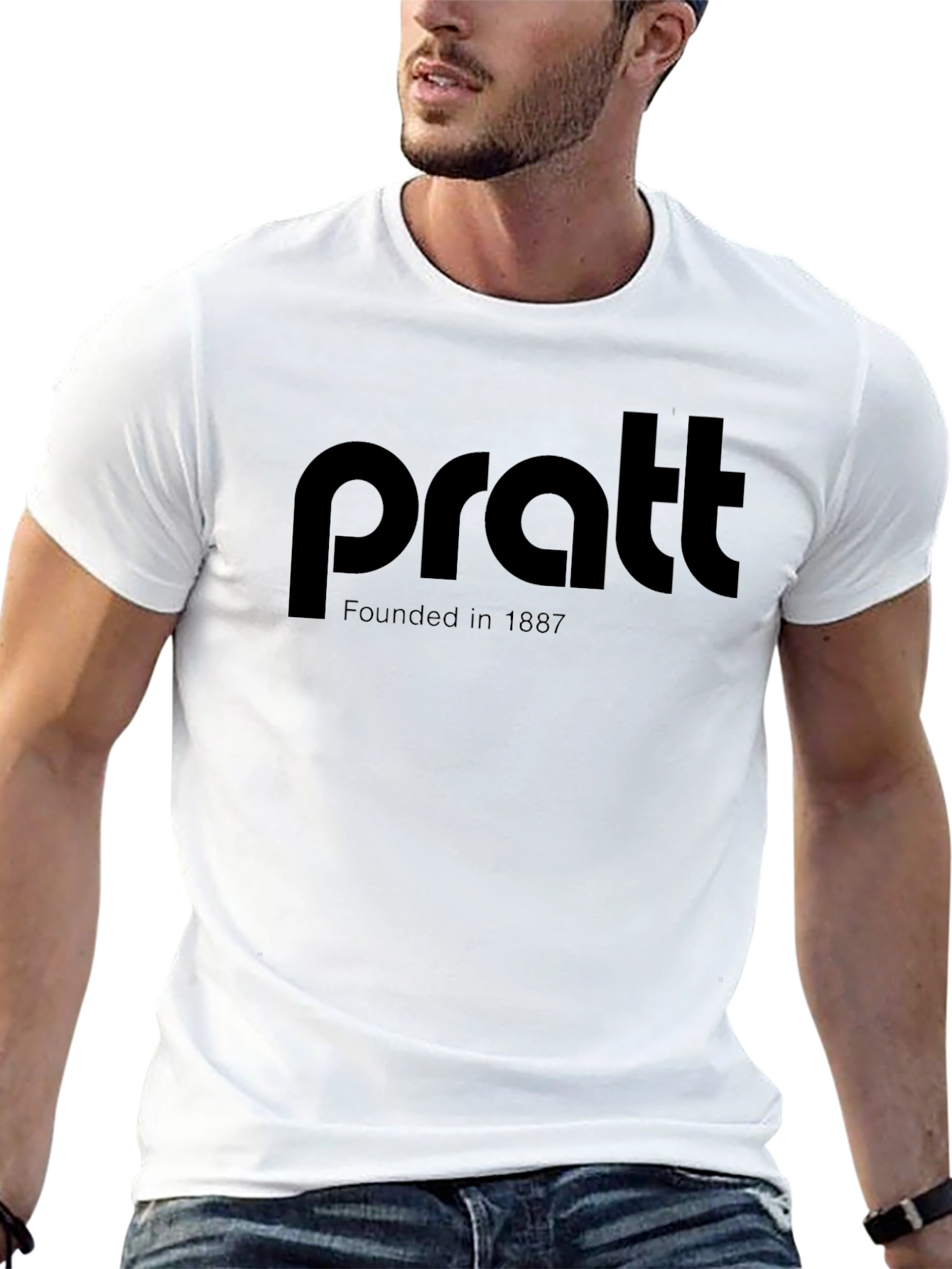 Pratt Founded in 1887 Black T-Shirt