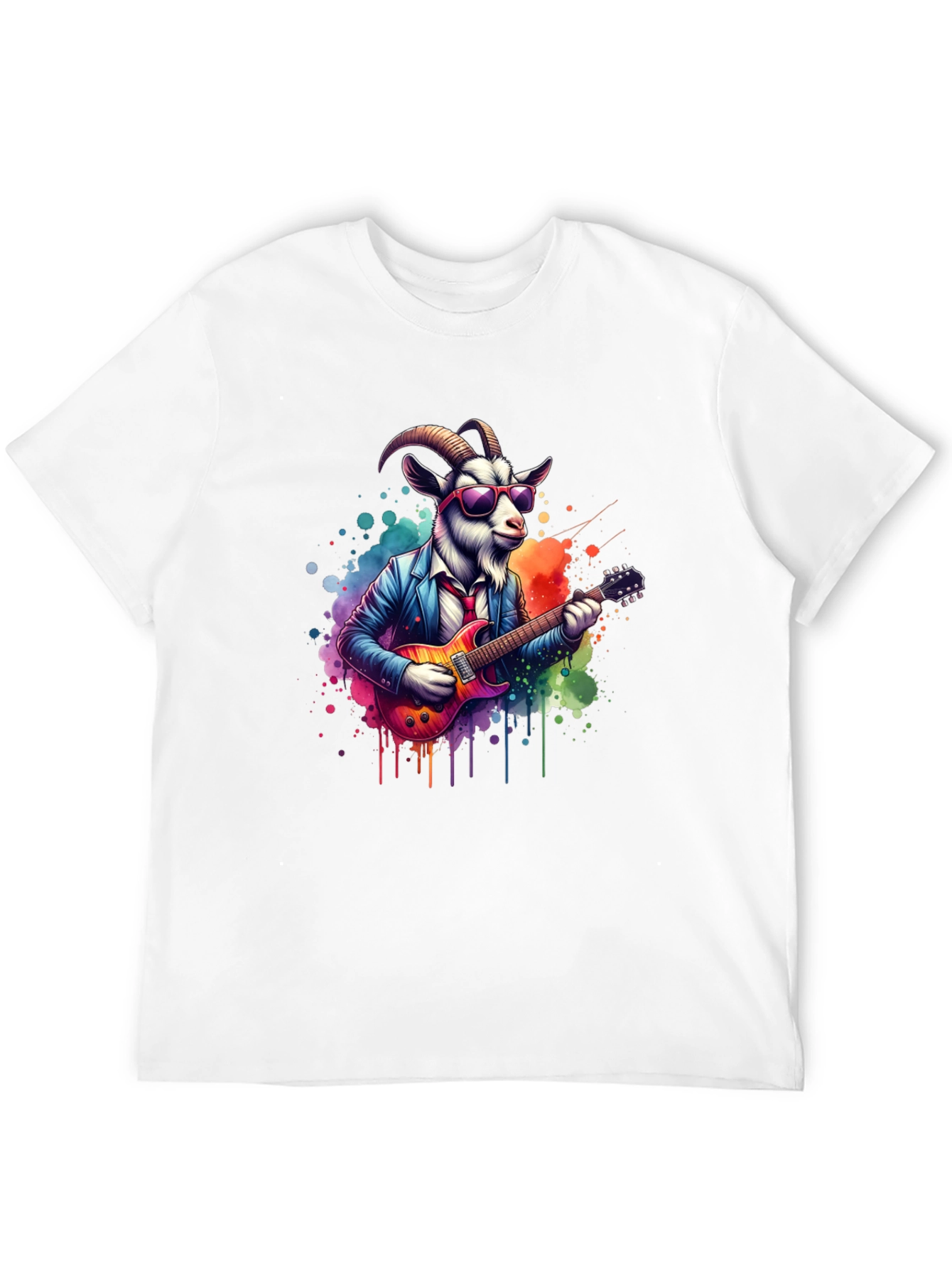 Goat Musician Graphic Tee