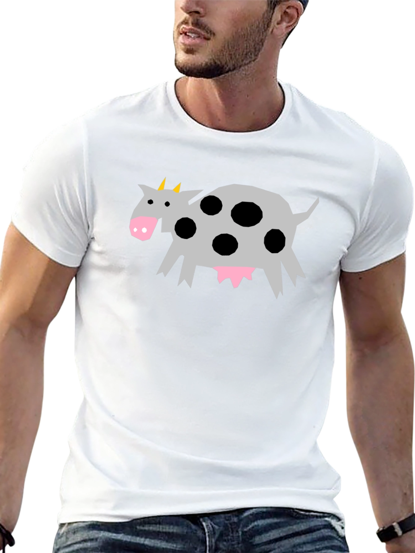Funky Cow Graphic Tee - Quirky Style