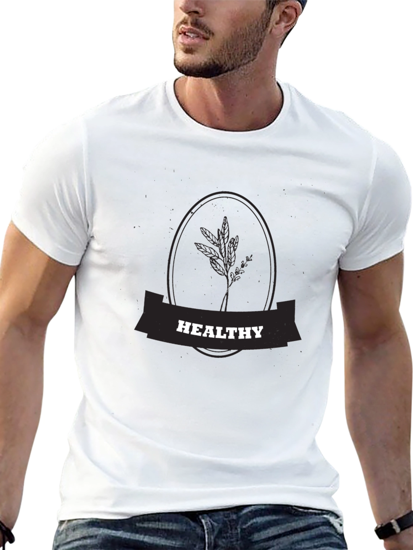 Healthy Lifestyle Black T-Shirt