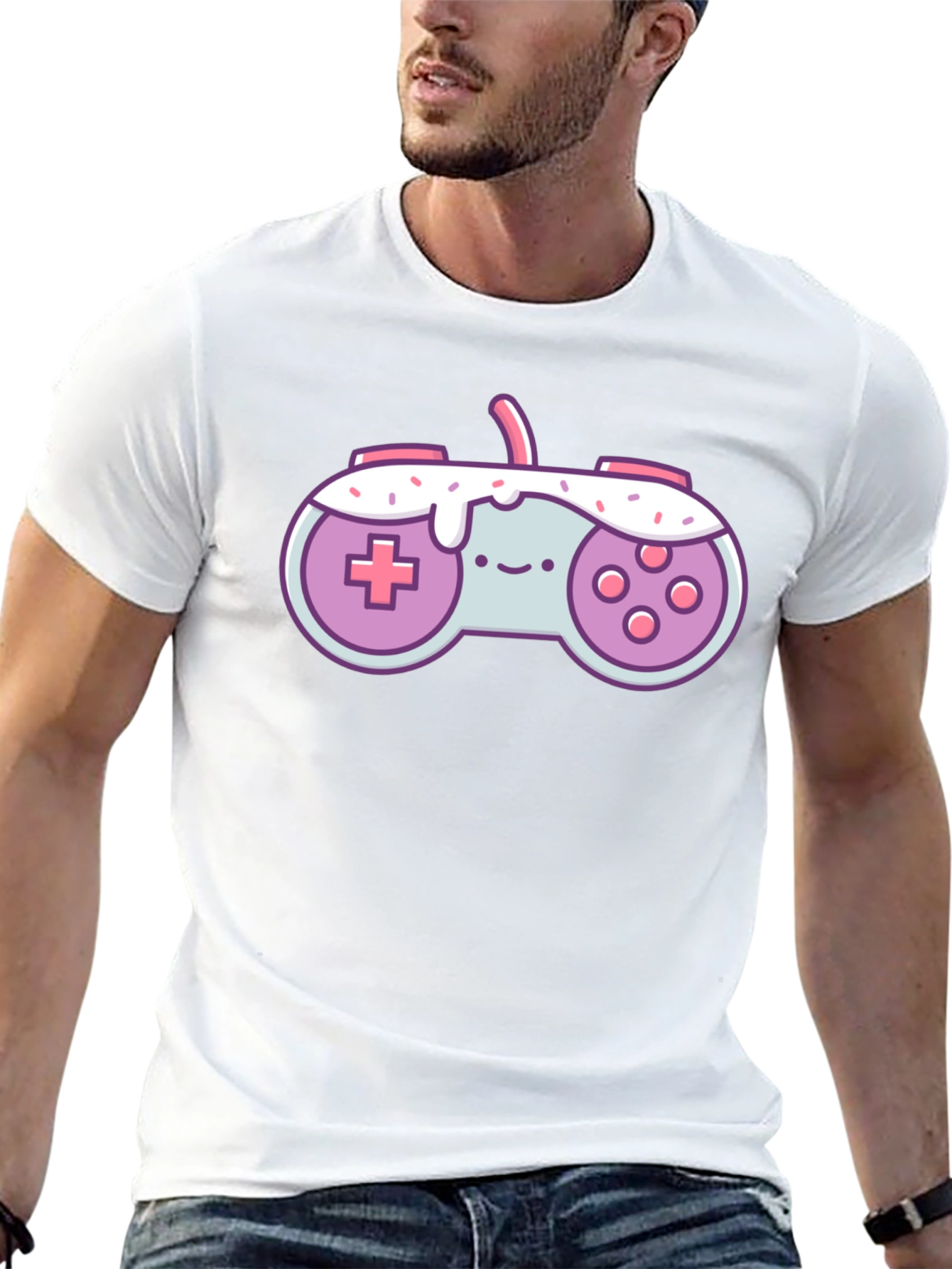 Cute Gamer Controller T-Shirt - Sweet Style