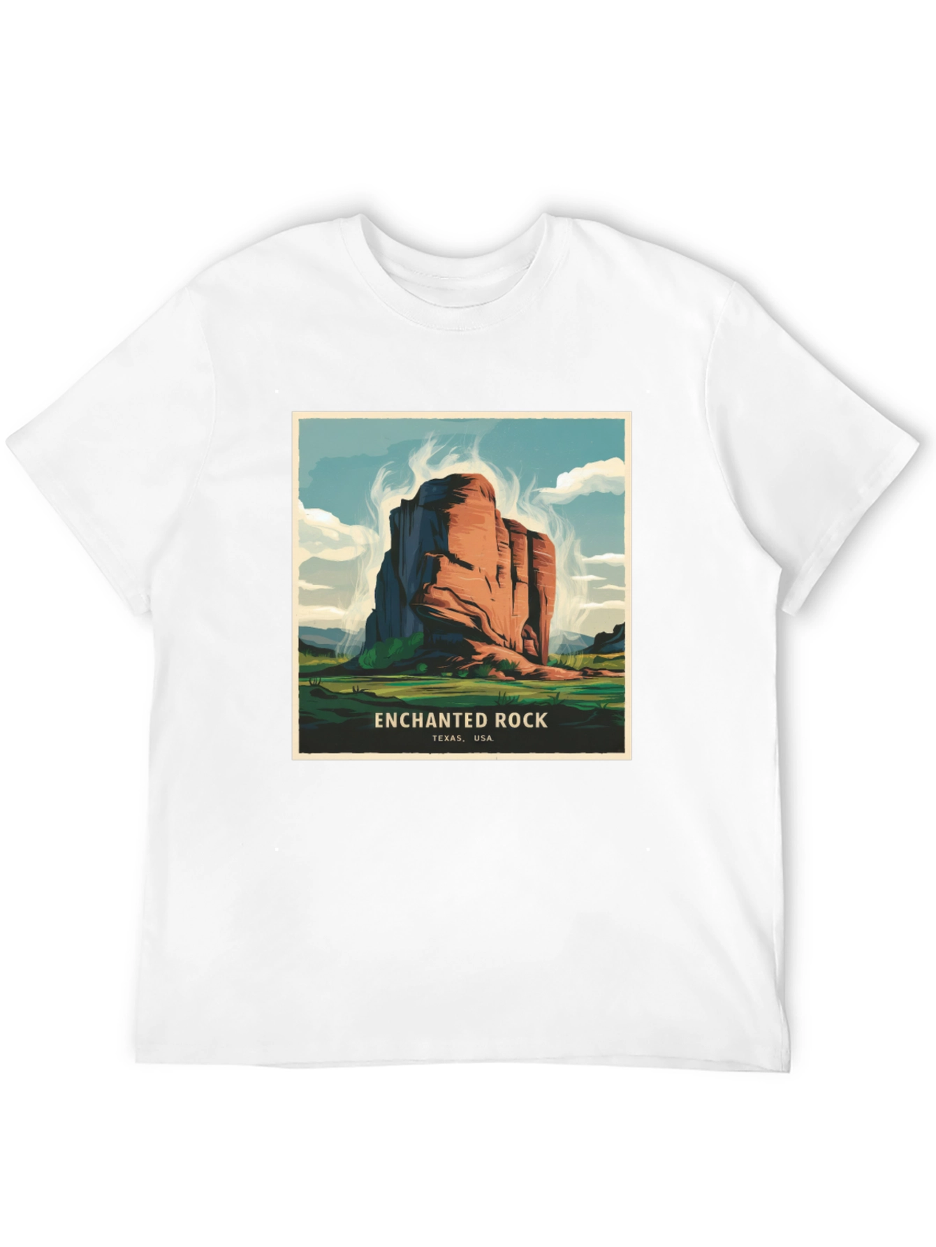 Enchanted Rock T-Shirt - Texas USA Graphic Tee