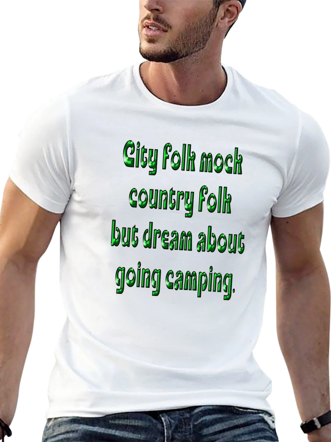 City Folk Camping T-Shirt - Country Humor Tee