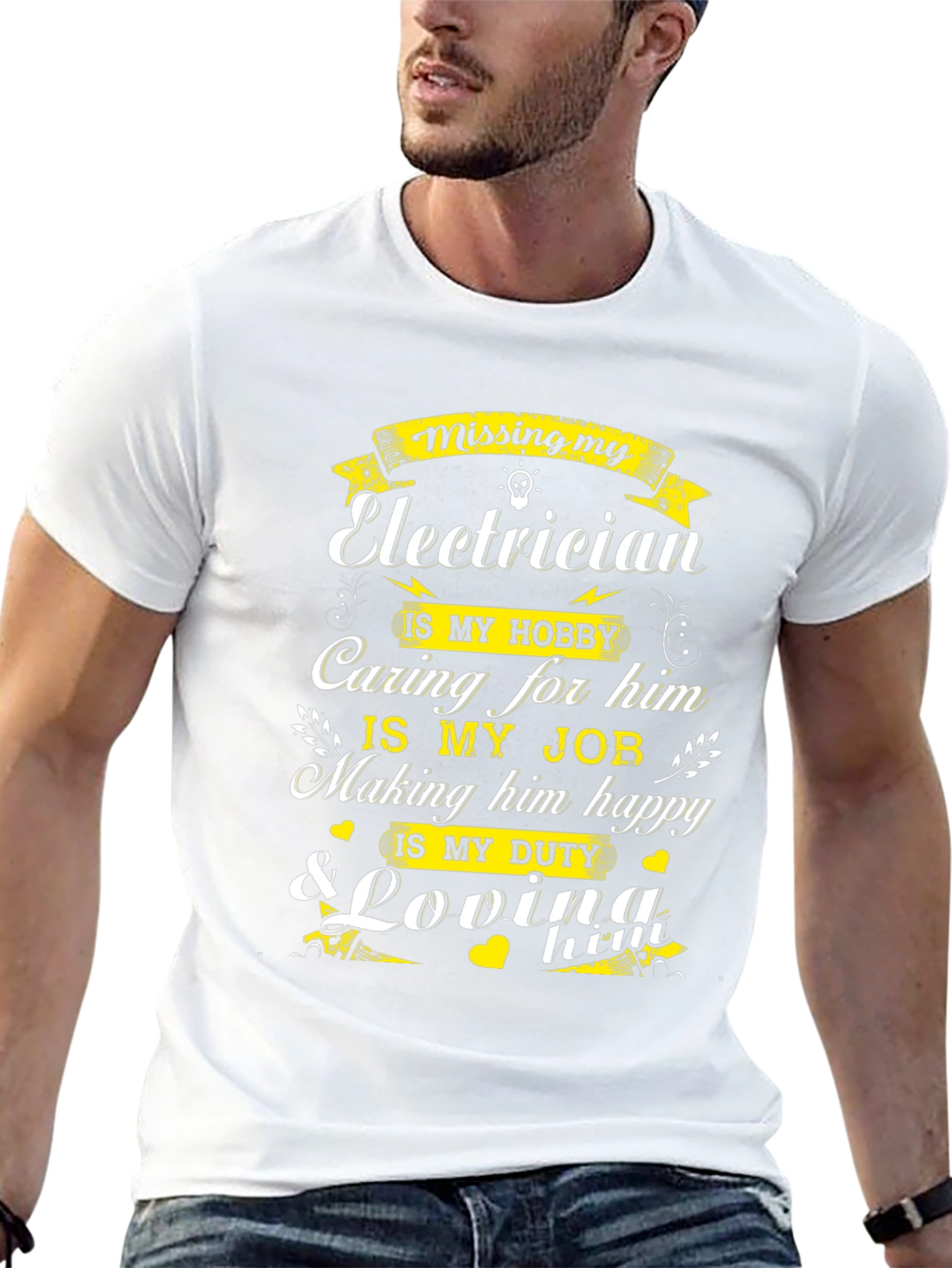 Missing My Electrician Graphic T-Shirt