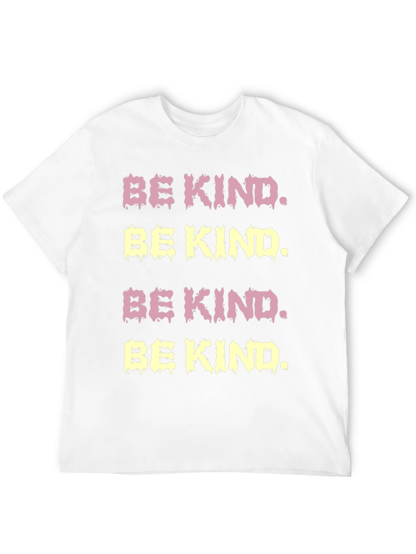 Be Kind Graphic Tee - Black Cotton Casual T-Shirt