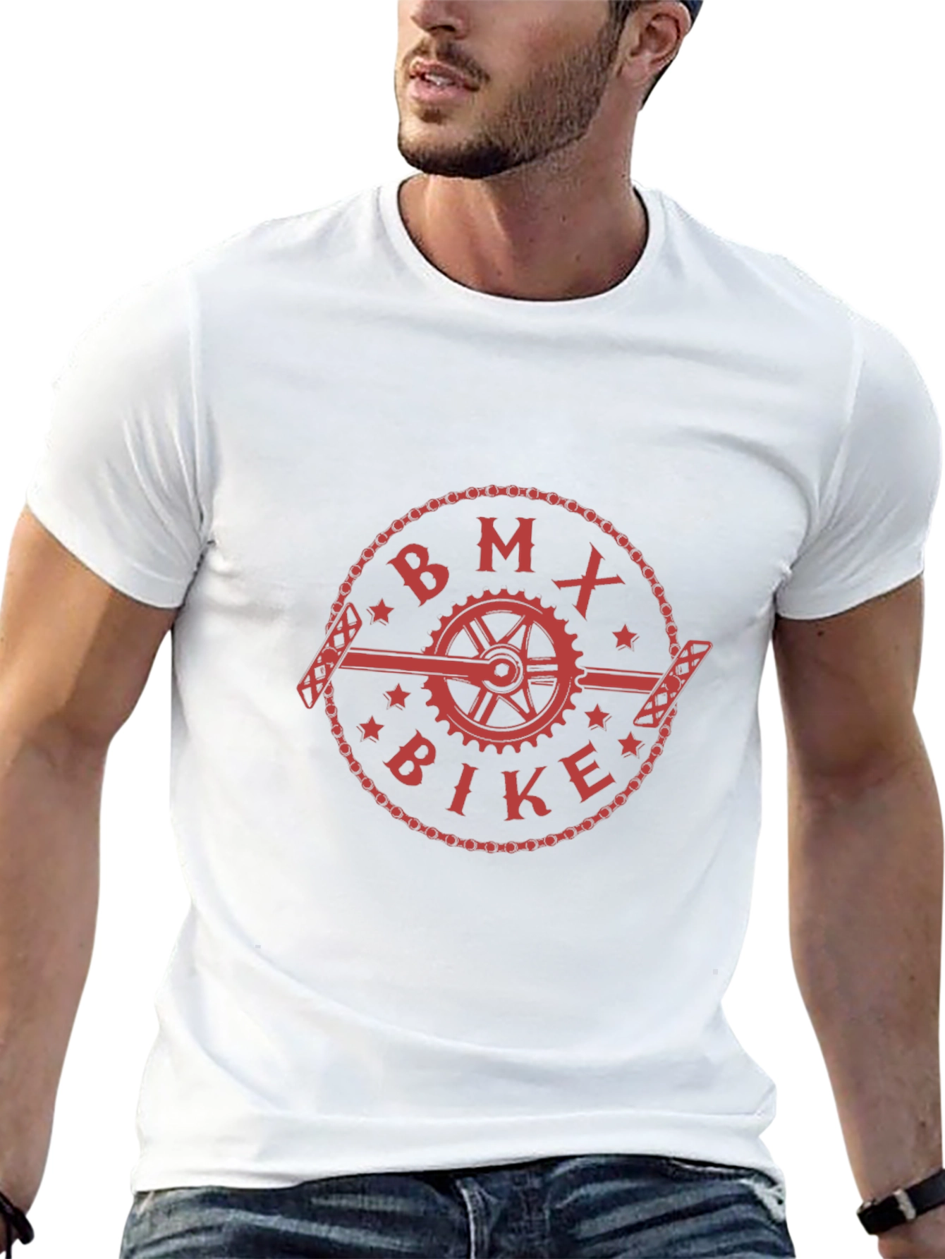 BMX Bike Graphic Tee - Black