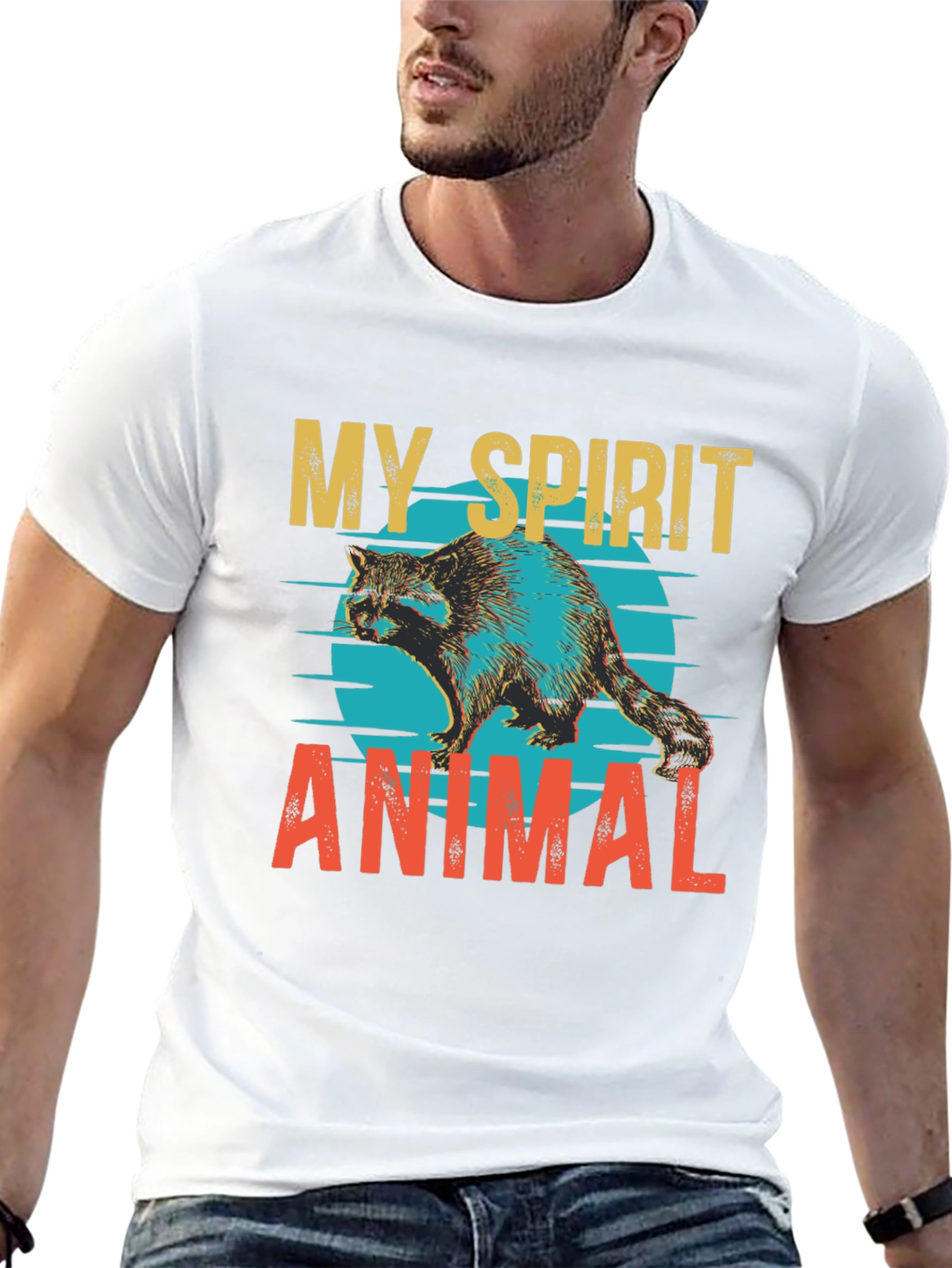 My Spirit Animal Raccoon T-Shirt