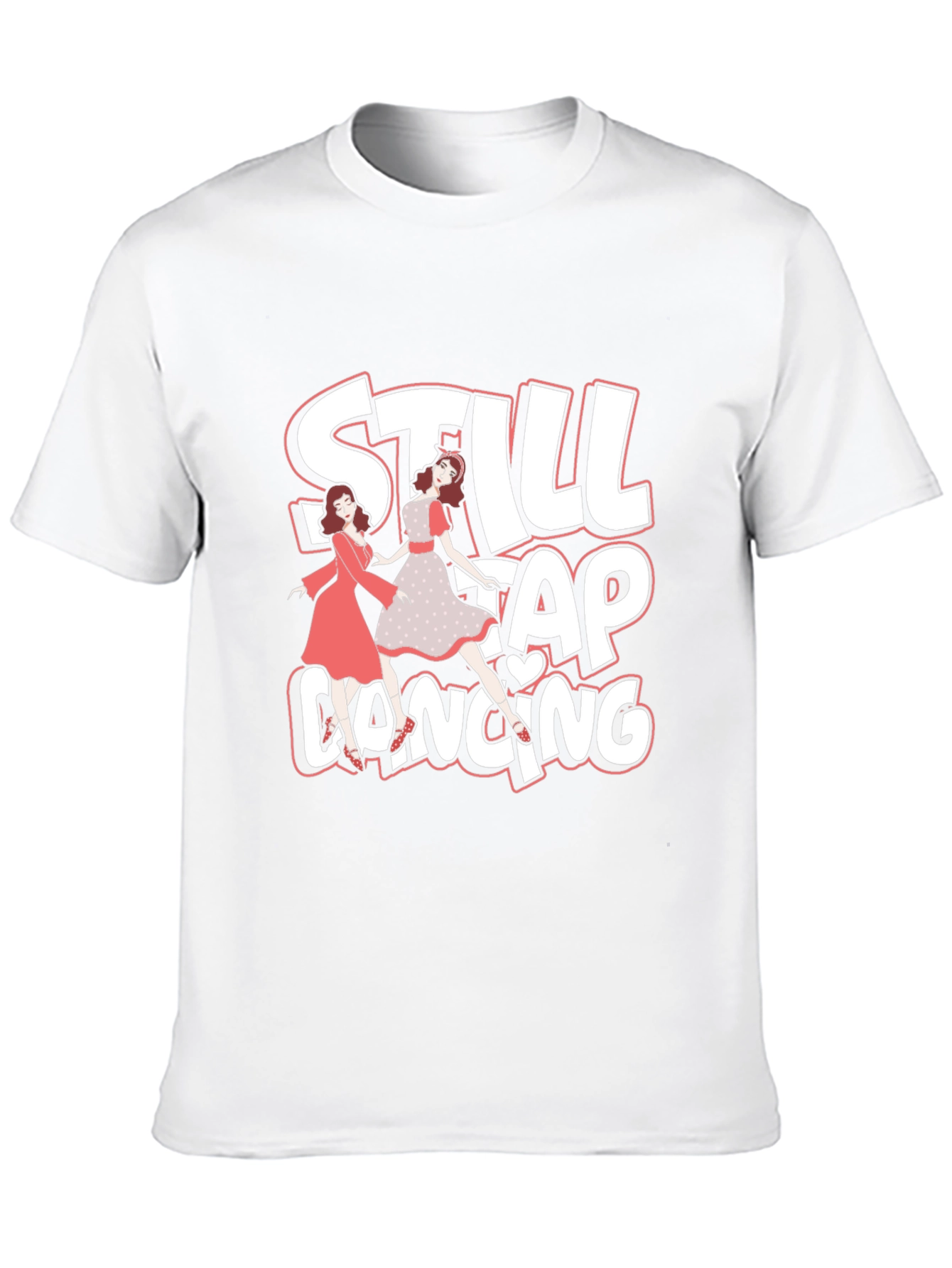 Still Tap Dancing Graphic Tee - Black Cotton T-Shirt